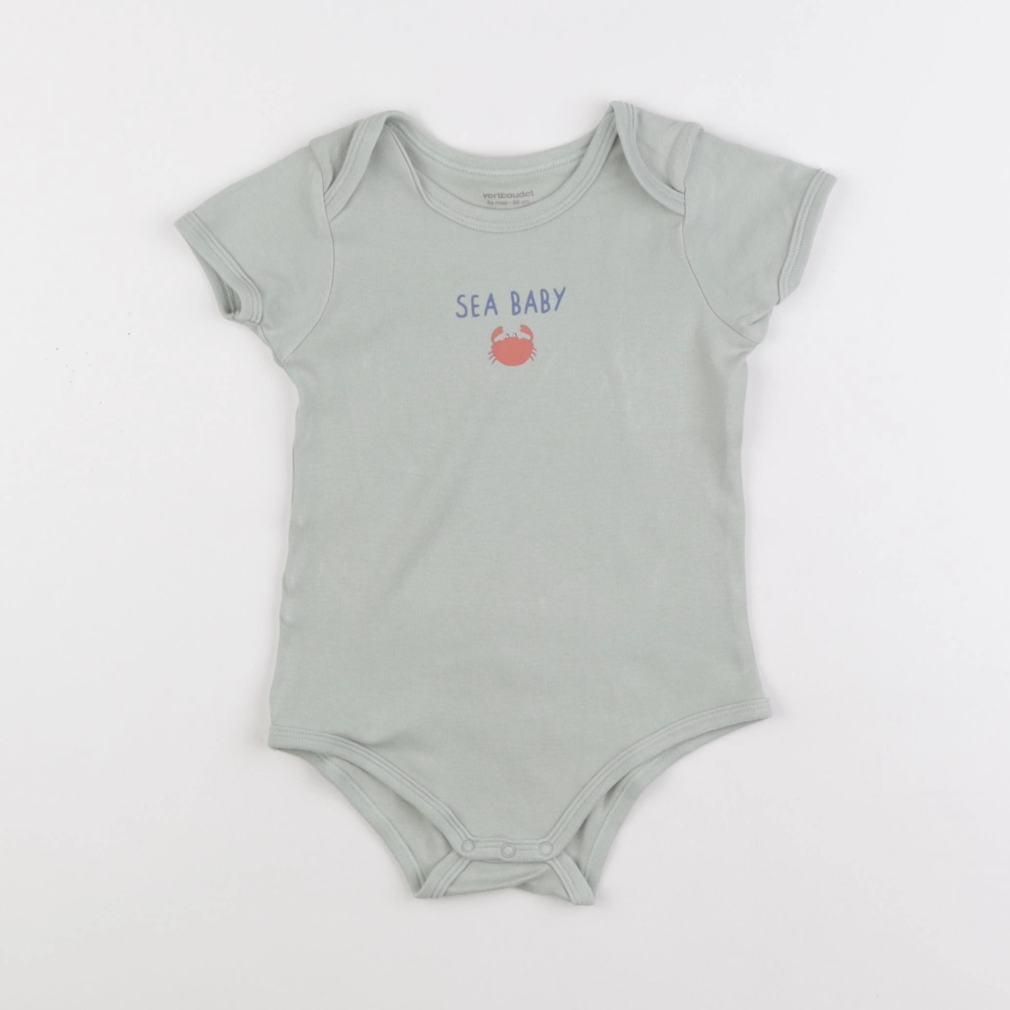 Vertbaudet - body vert - 24 mois