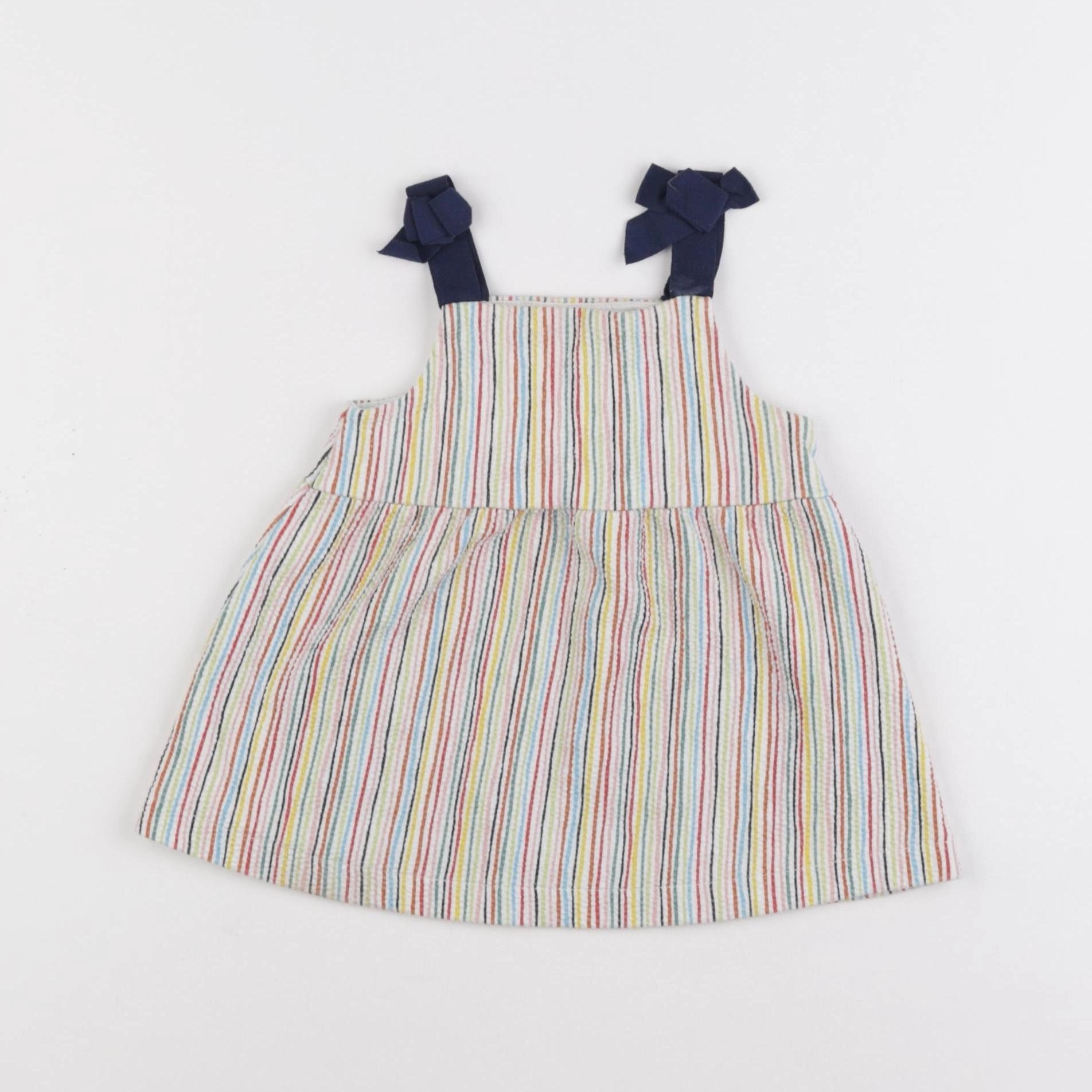 Zara - robe multicolore - 6/9 mois