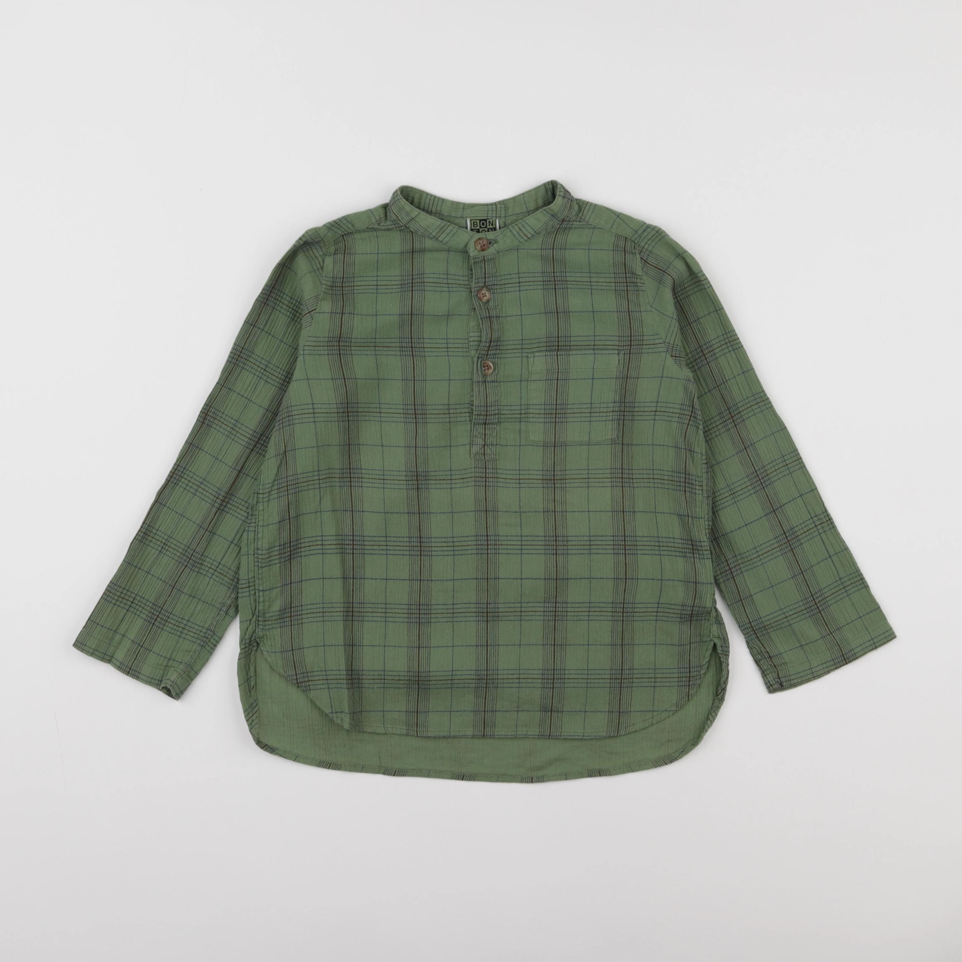 Bonton - chemise vert - 6 ans
