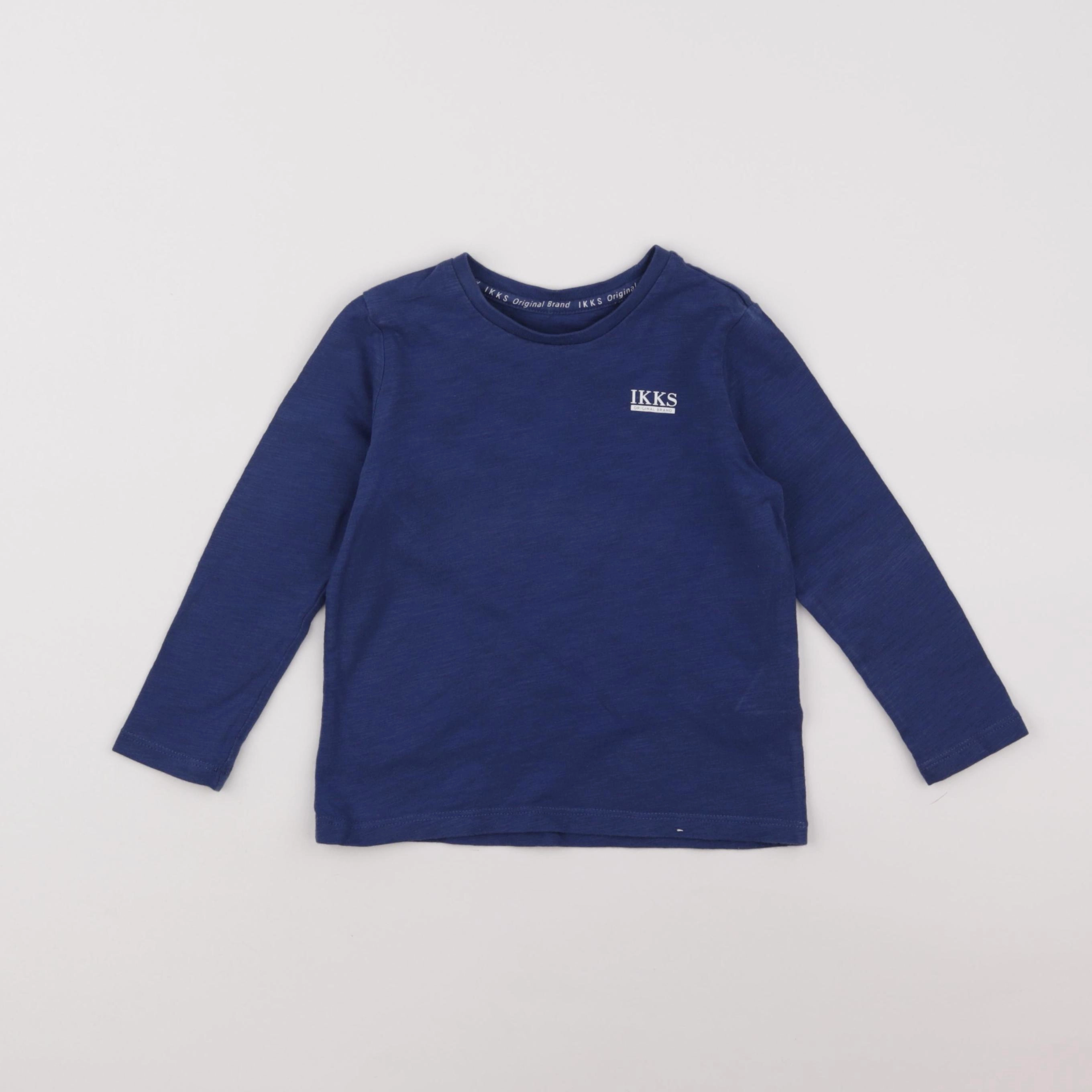 IKKS - tee-shirt bleu - 3 ans