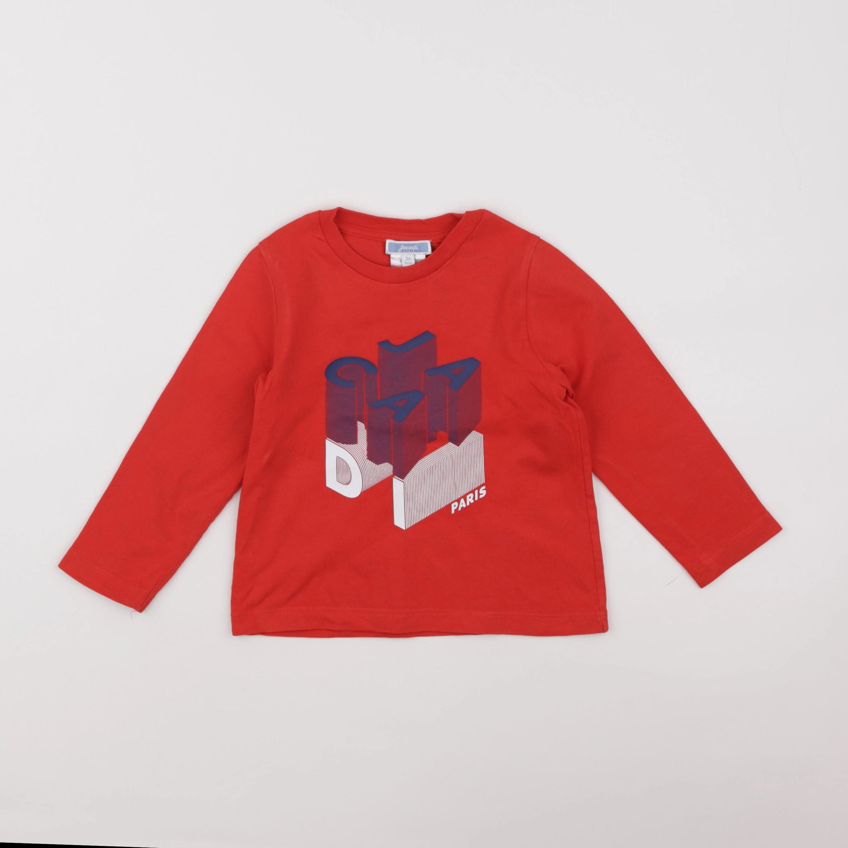 Jacadi - tee-shirt rouge - 3 ans
