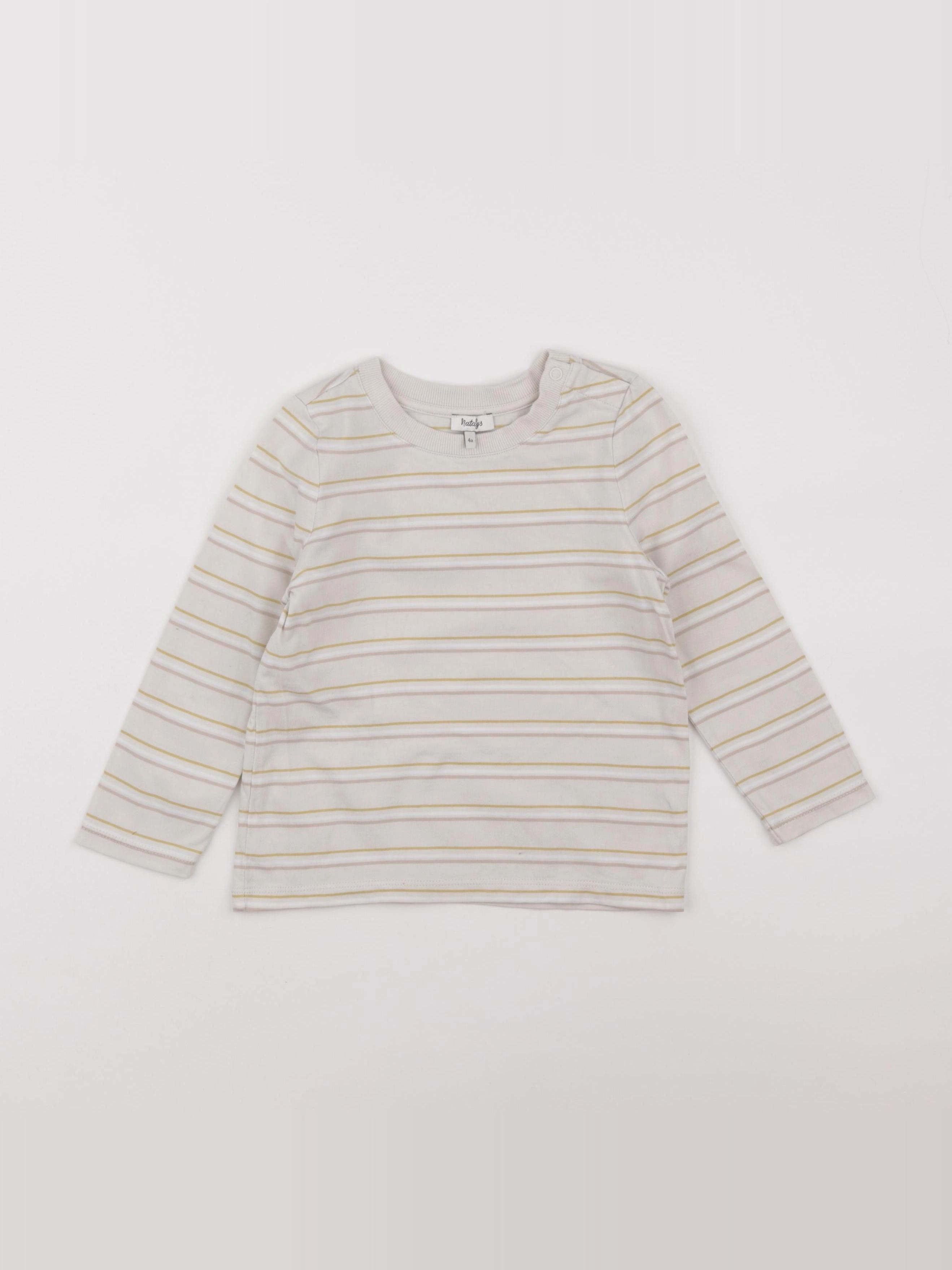 Natalys - tee-shirt beige - 4 ans
