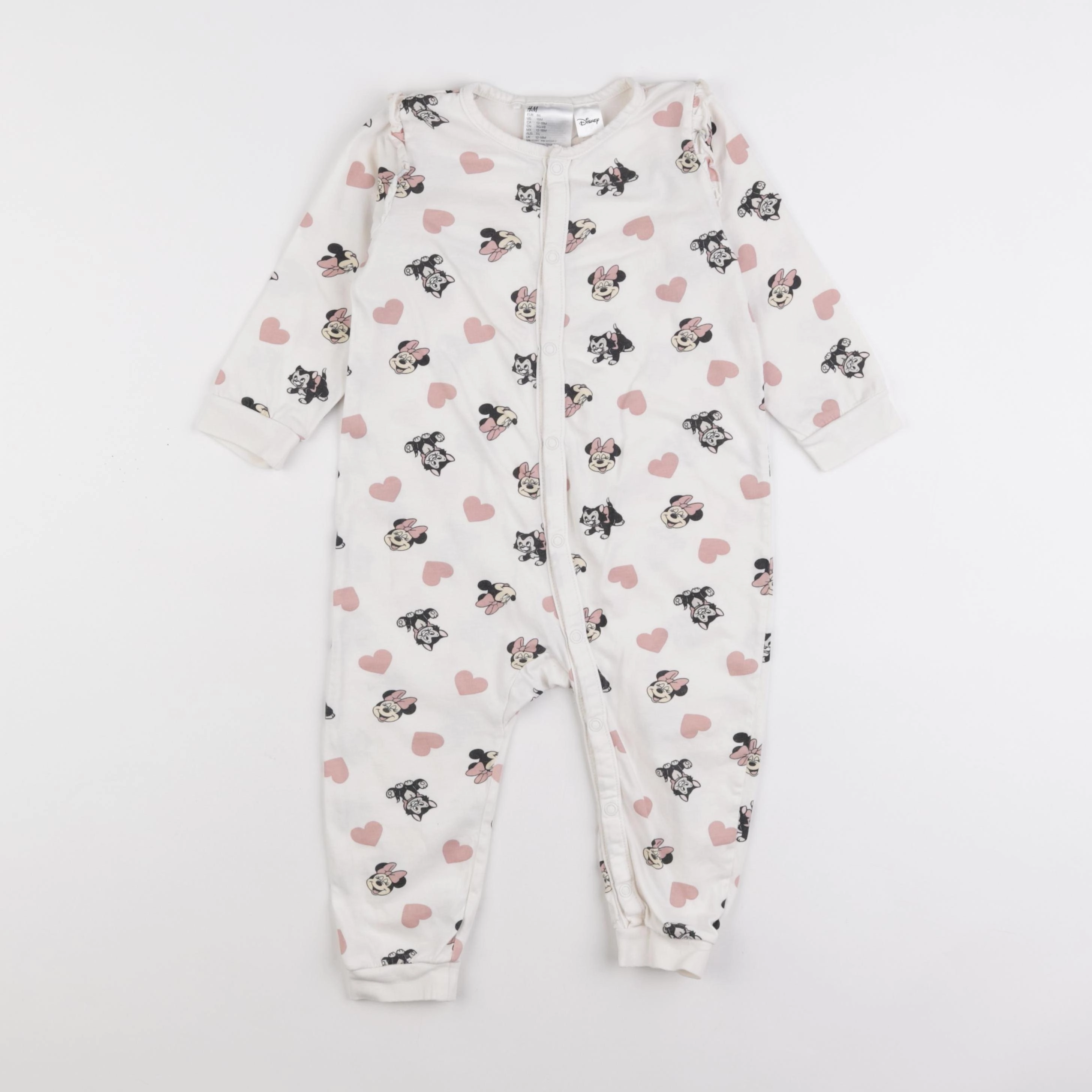 H&M - pyjama coton beige - 12/18 mois