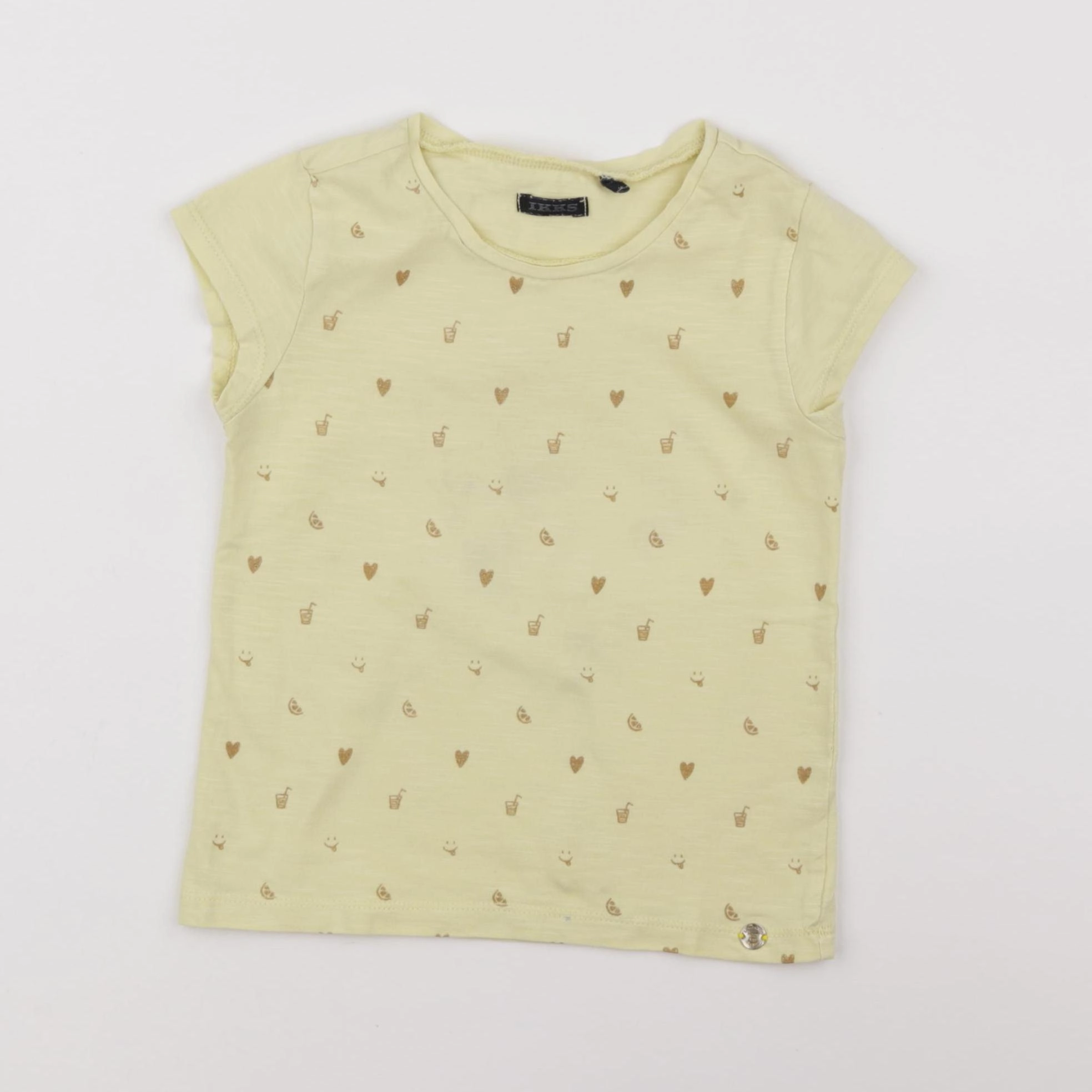 IKKS - tee-shirt jaune - 3 ans