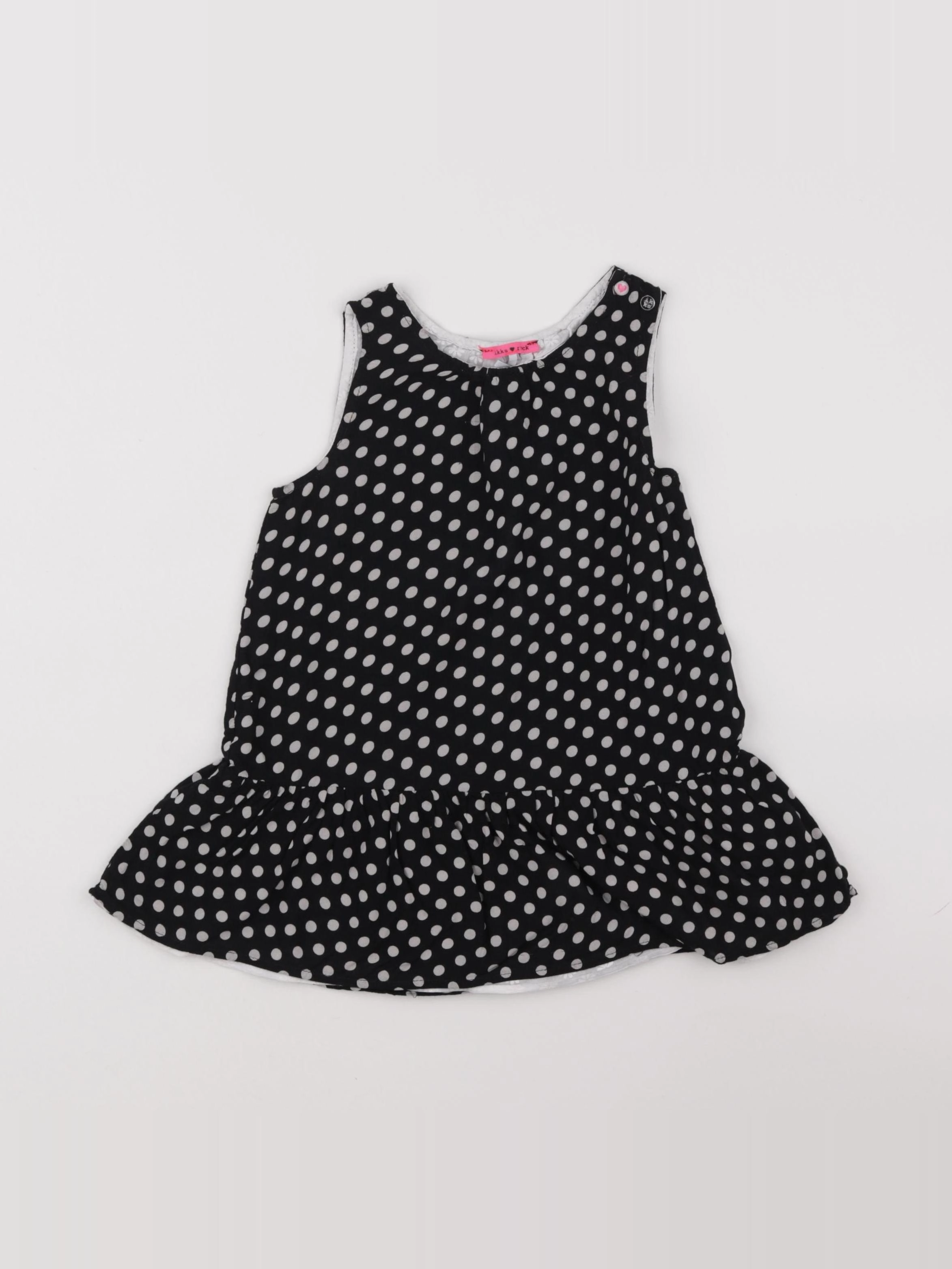 IKKS - robe noir - 3 ans