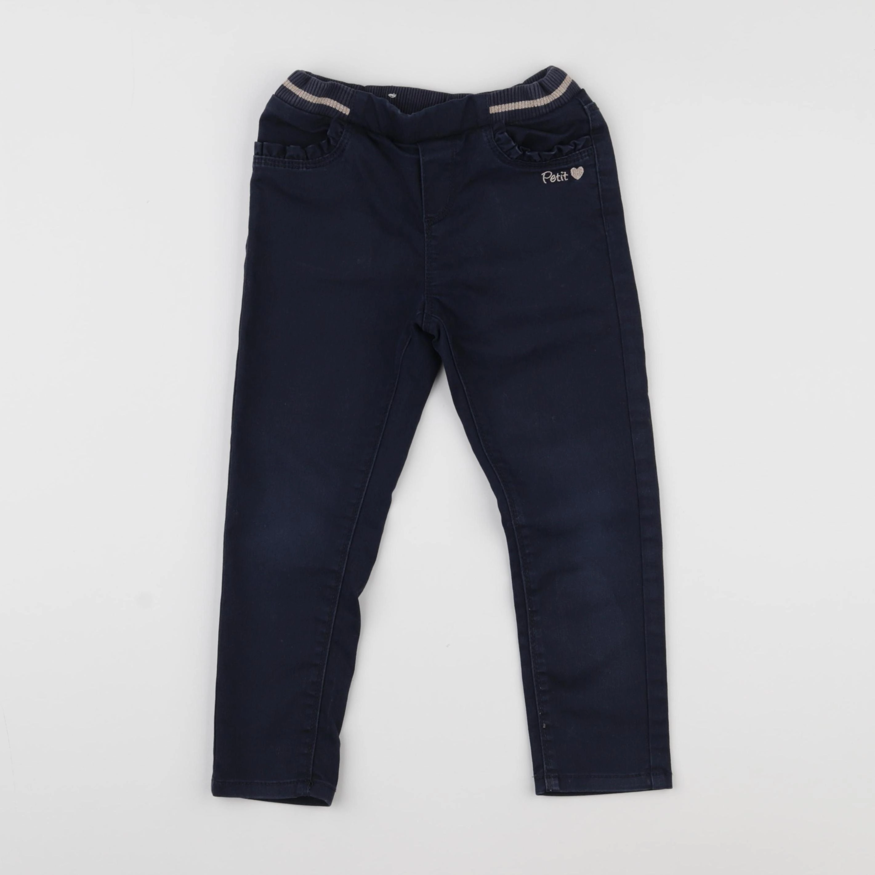 Vertbaudet - jegging bleu - 5 ans