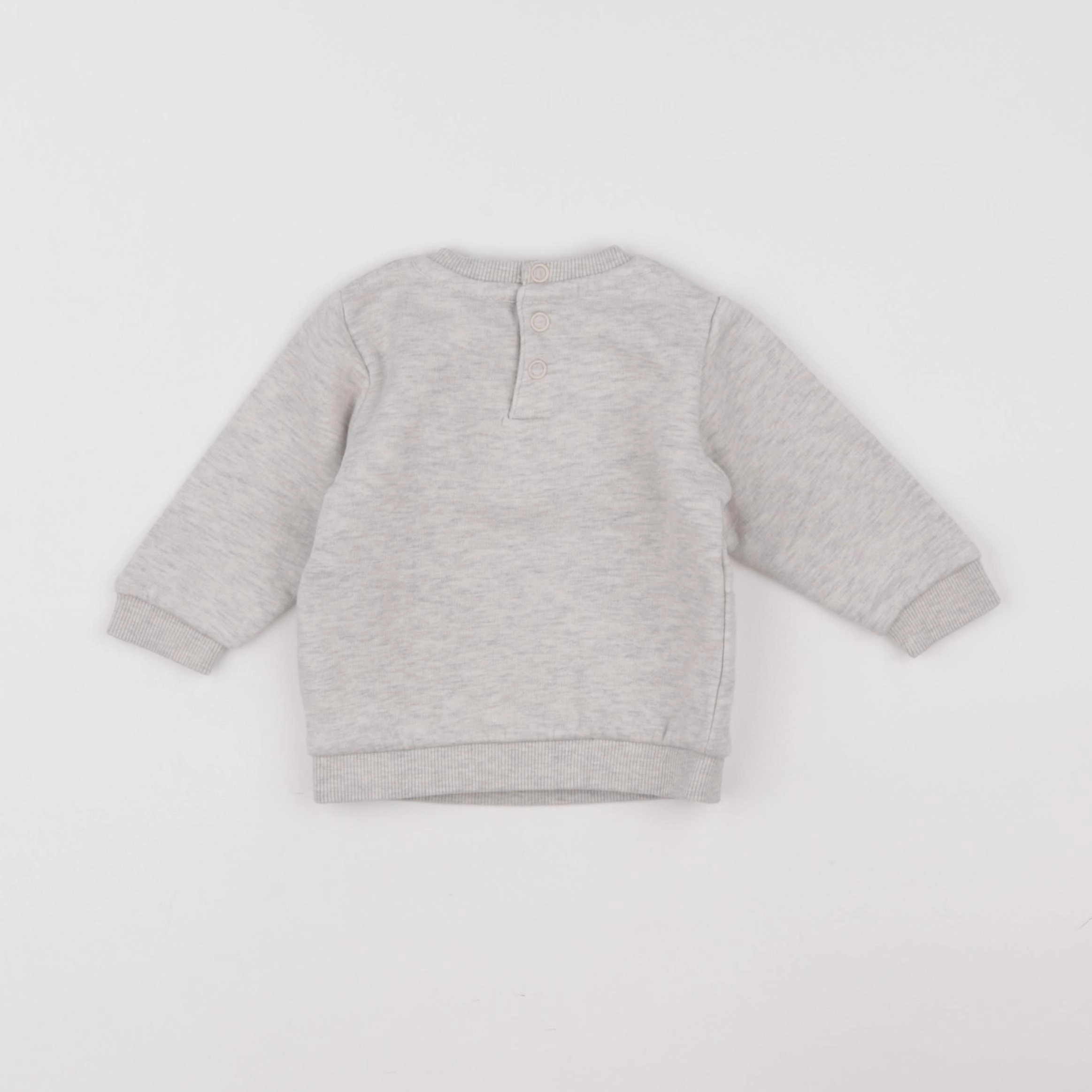 Tape à l'oeil - sweat gris - 6 mois