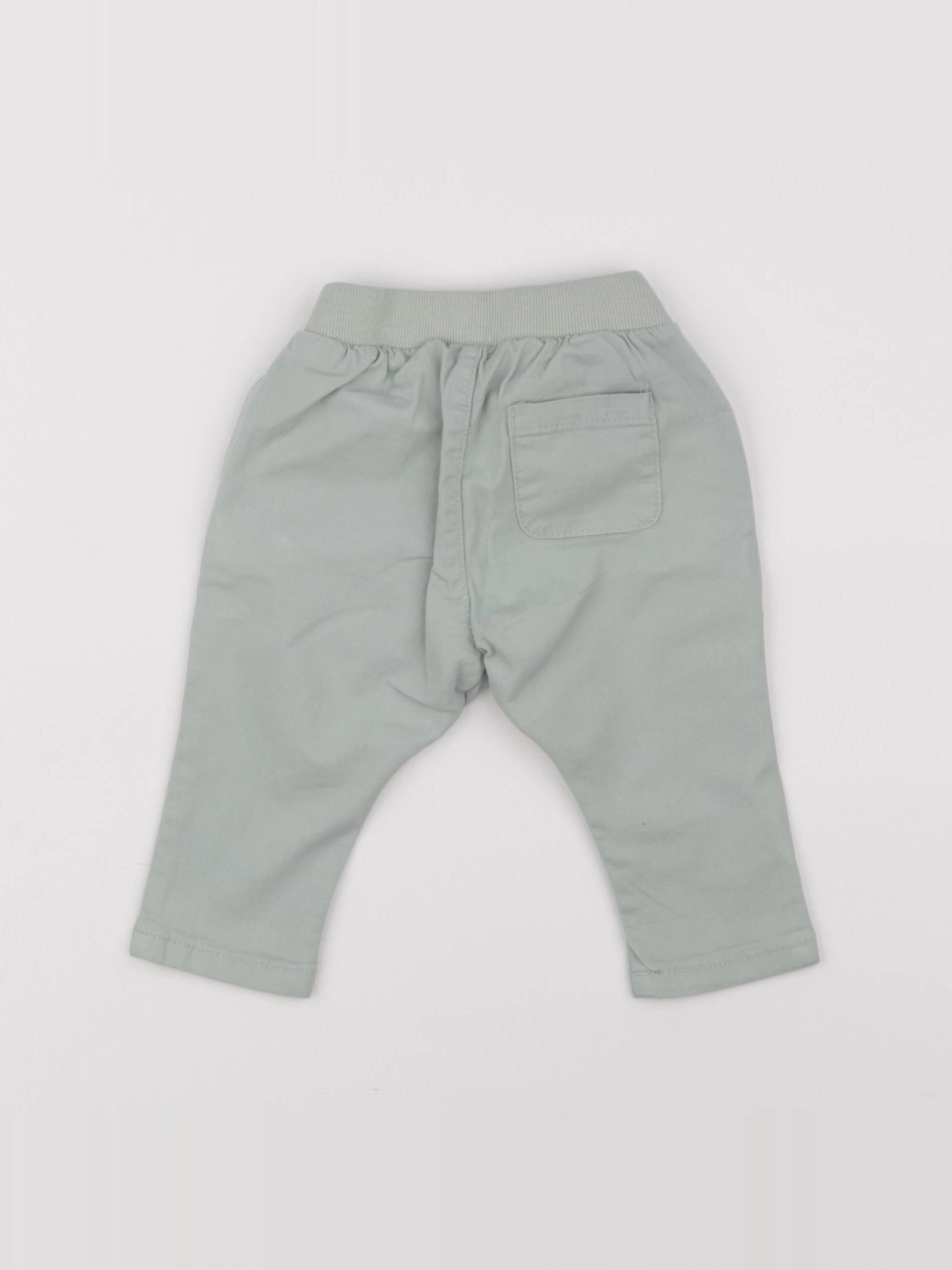 Tape à l'oeil - pantalon vert - 6 mois