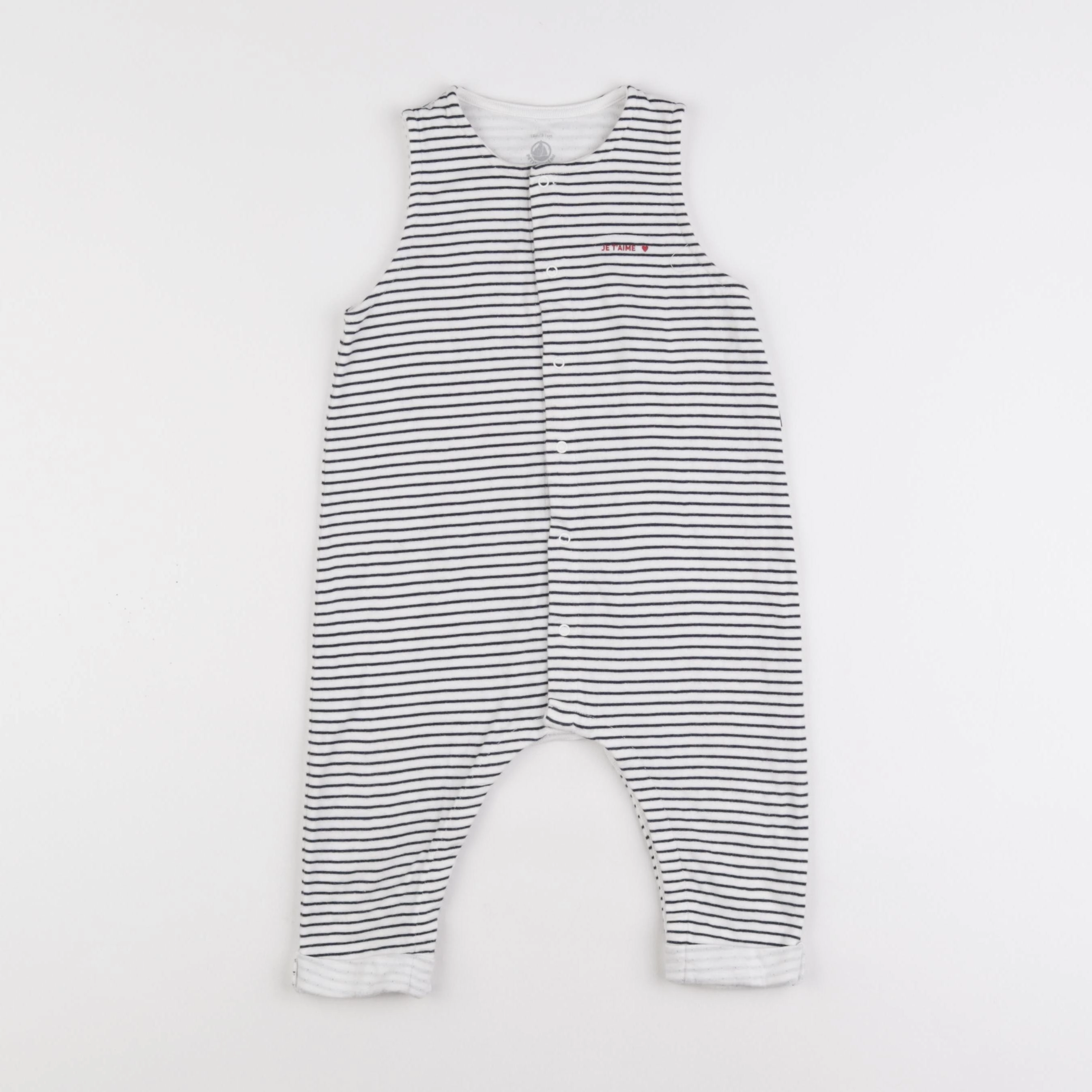 Petit Bateau - combinaison bleu - 18 mois