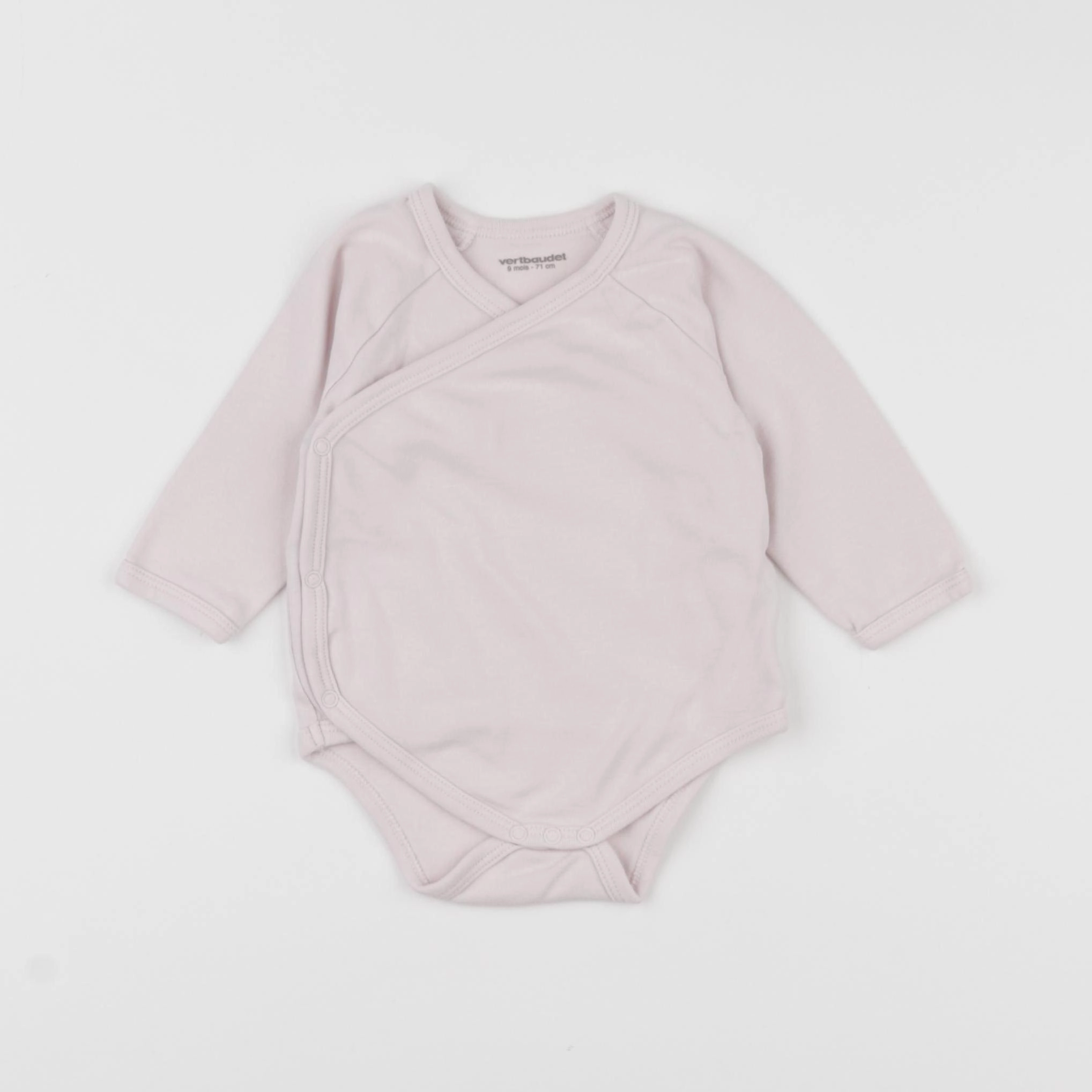 Vertbaudet - body rose - 9 mois