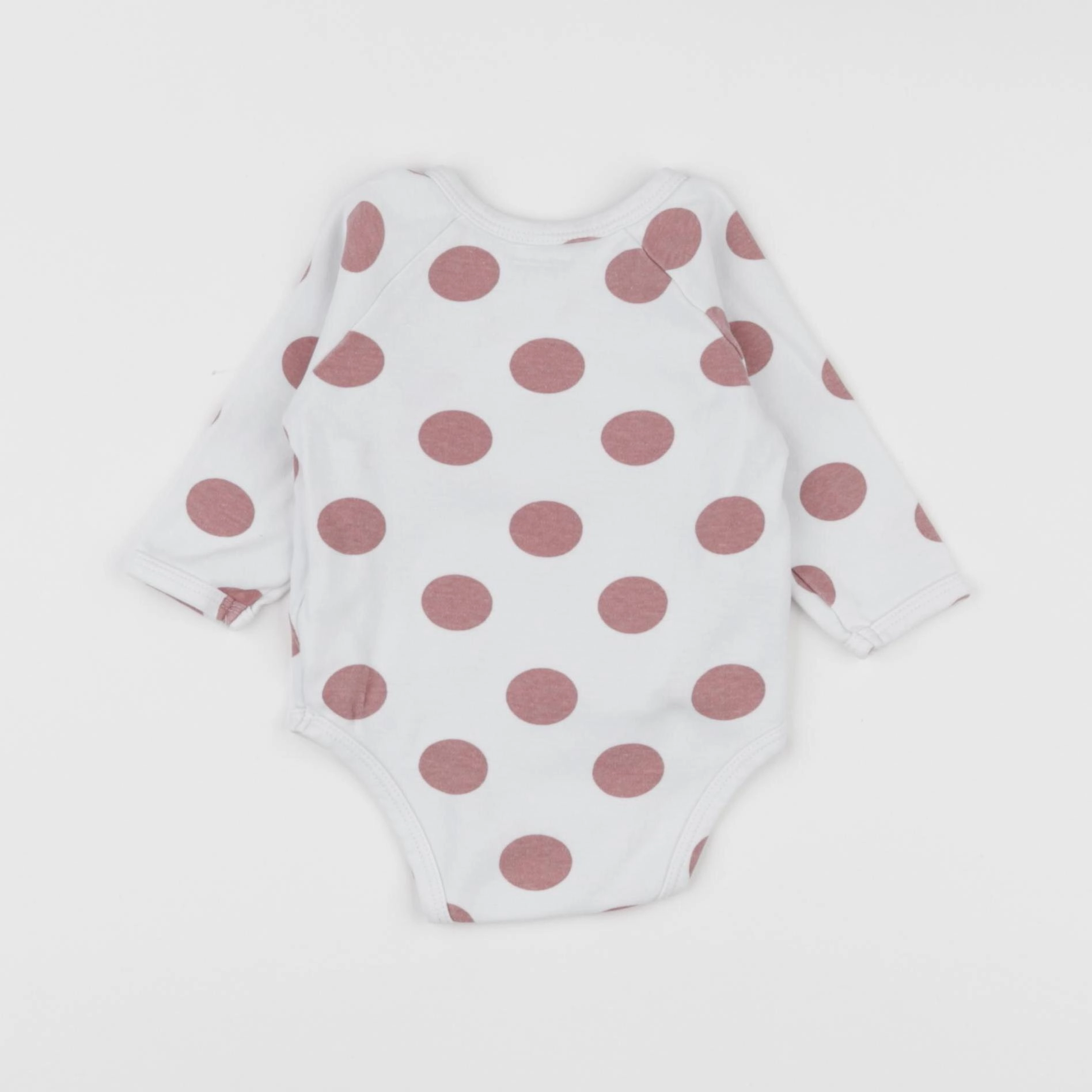 Vertbaudet - body rose, blanc - 9 mois
