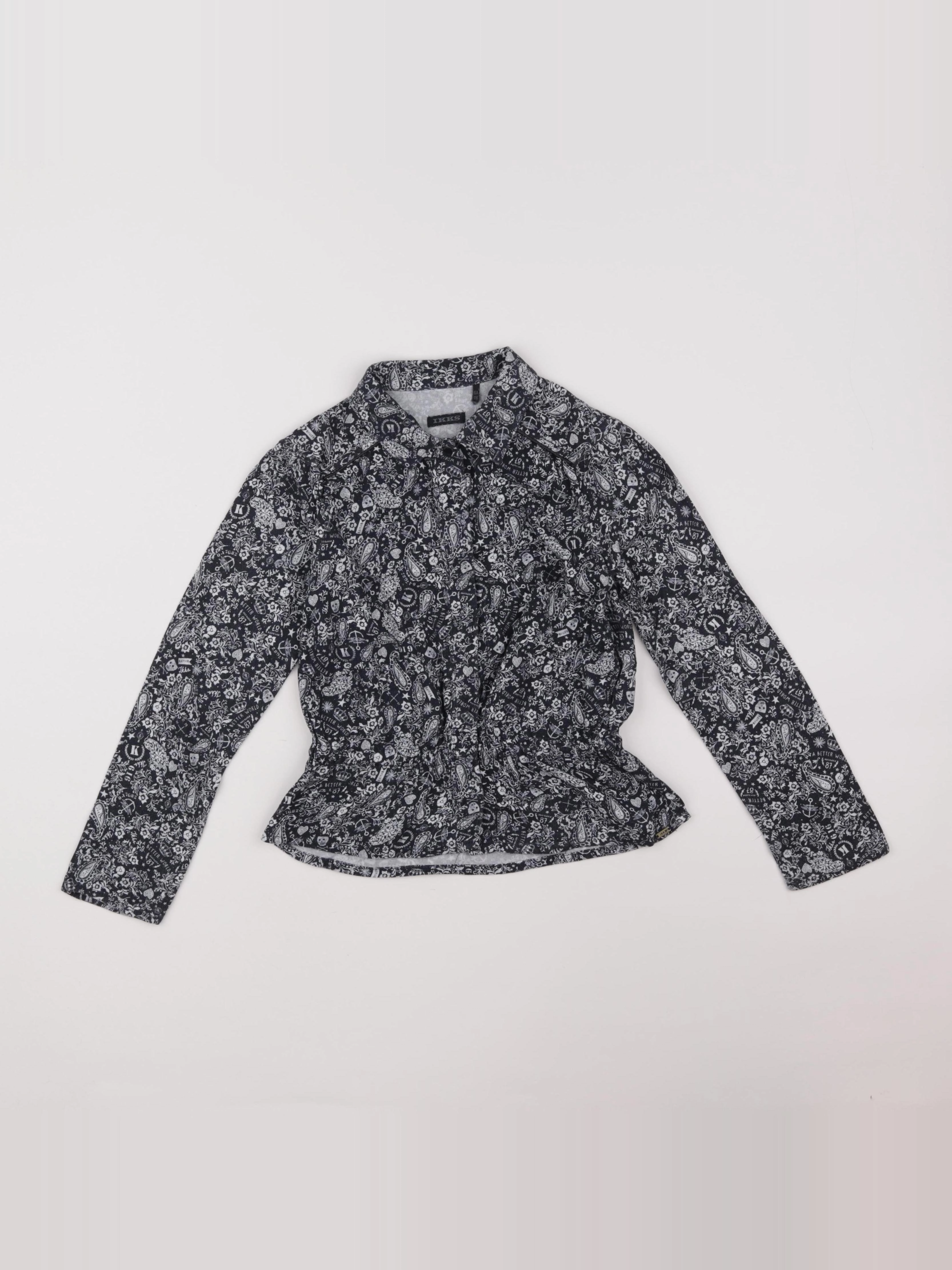 IKKS - chemise blanc, bleu - 6 ans
