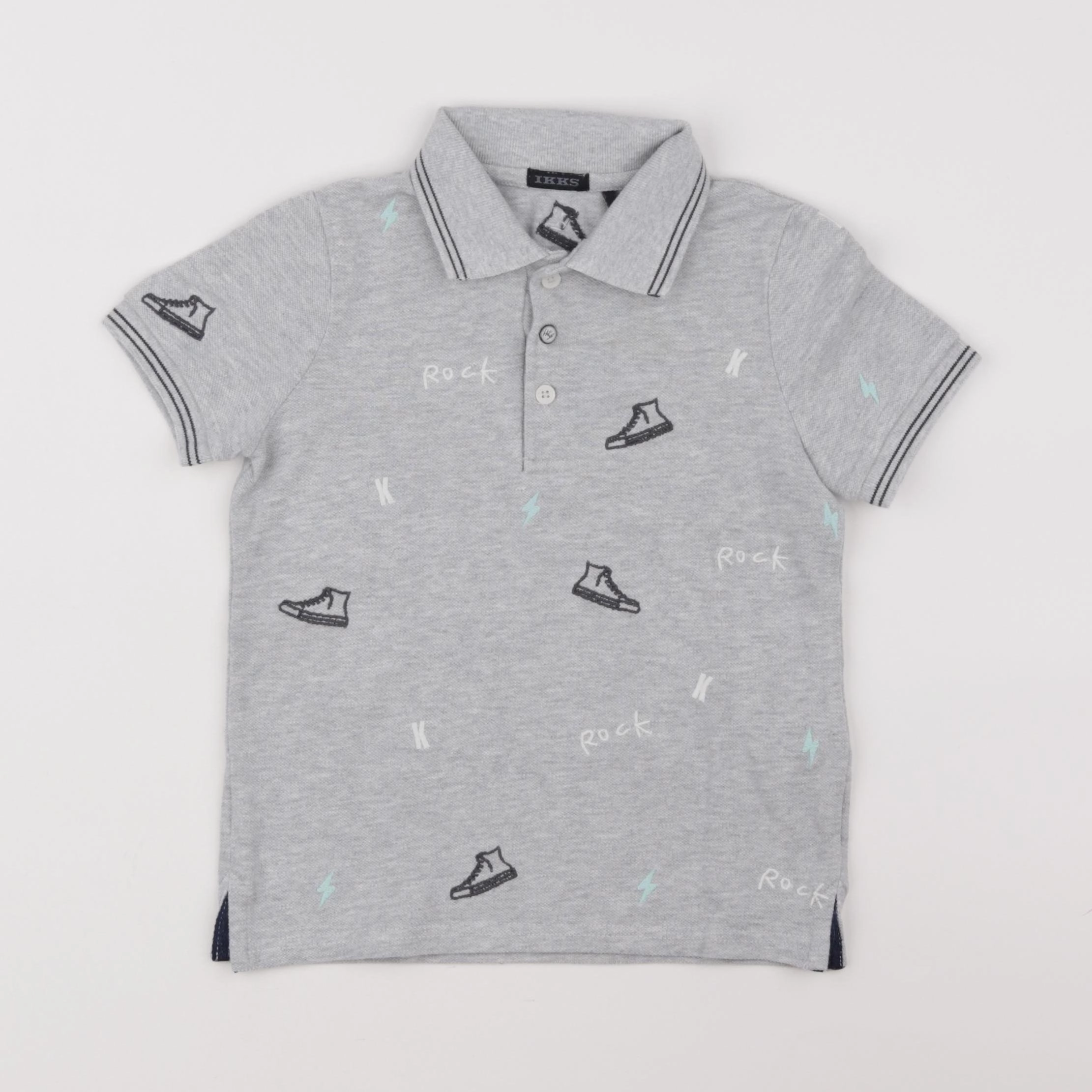 IKKS - polo gris - 4 ans