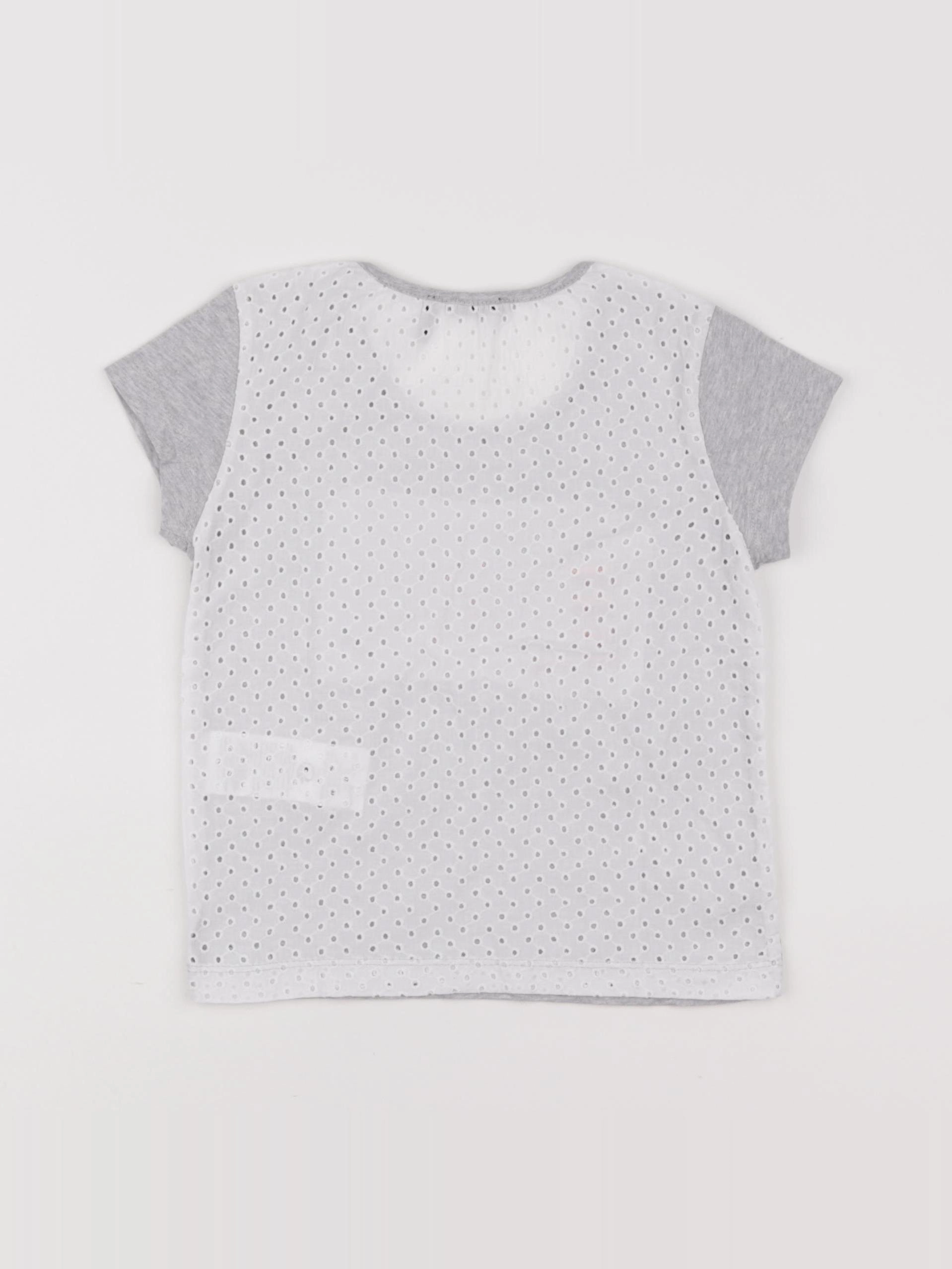 IKKS - tee-shirt gris - 4 ans