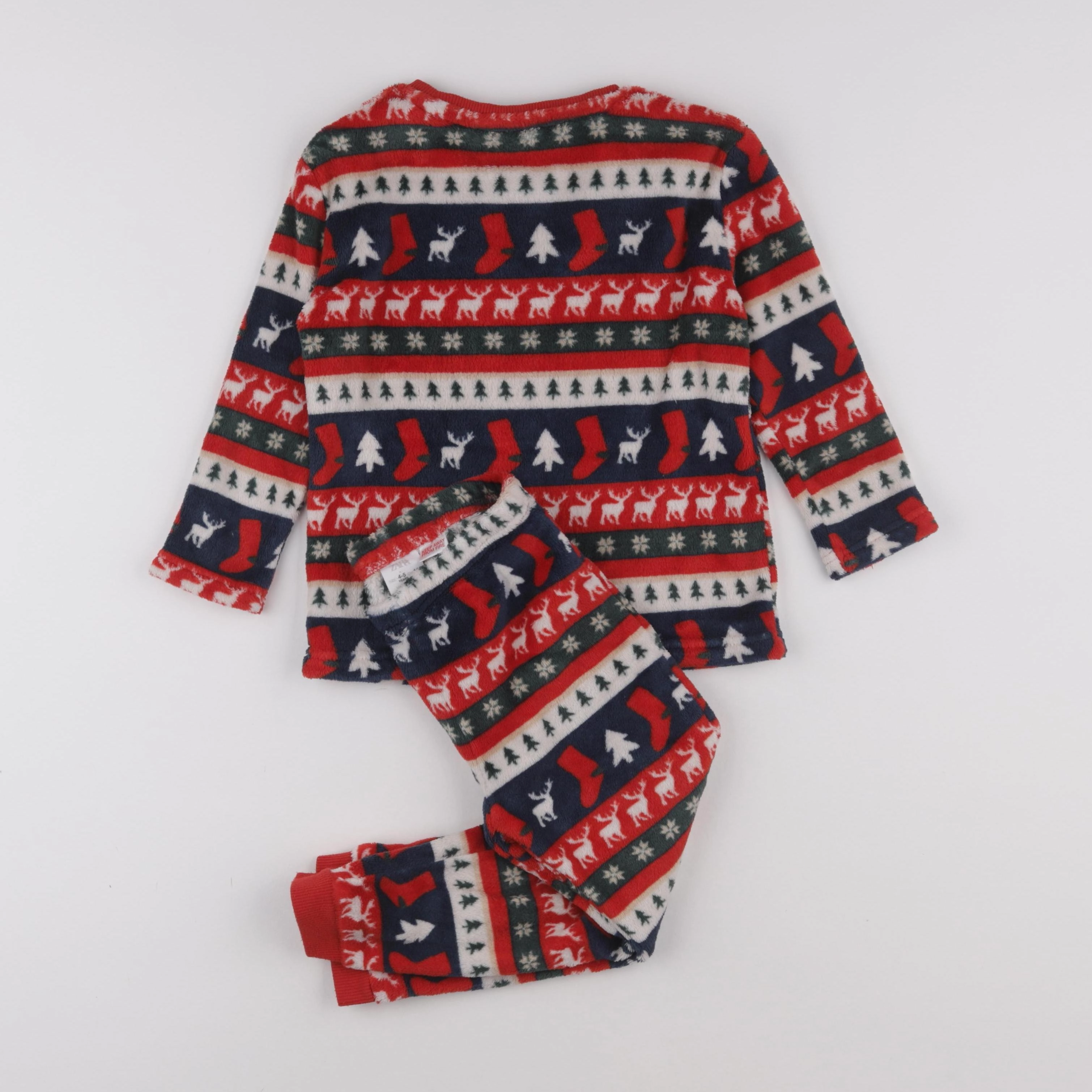 Zara - pyjama velours rouge - 4/5 ans