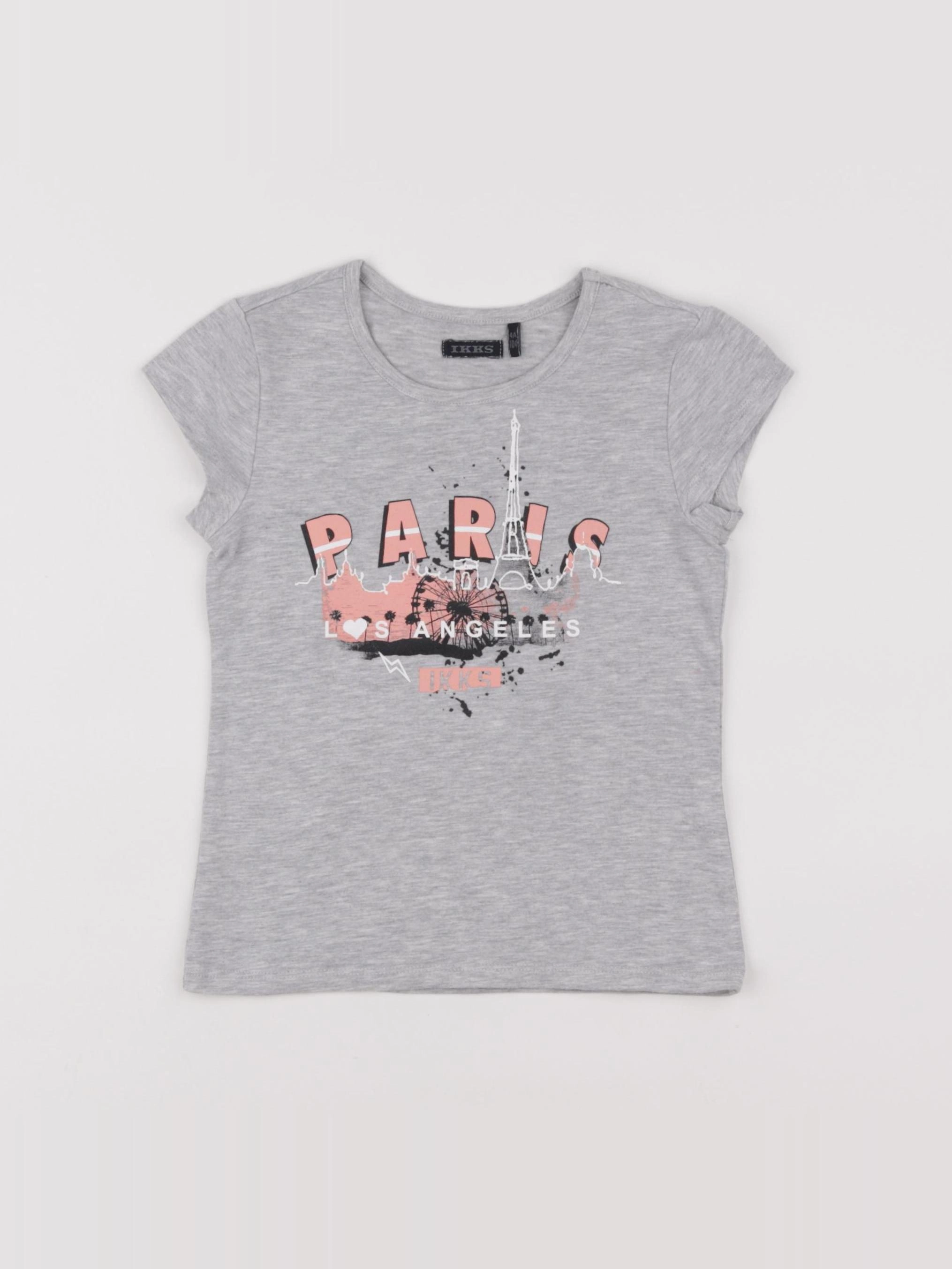 IKKS - tee-shirt gris - 4 ans