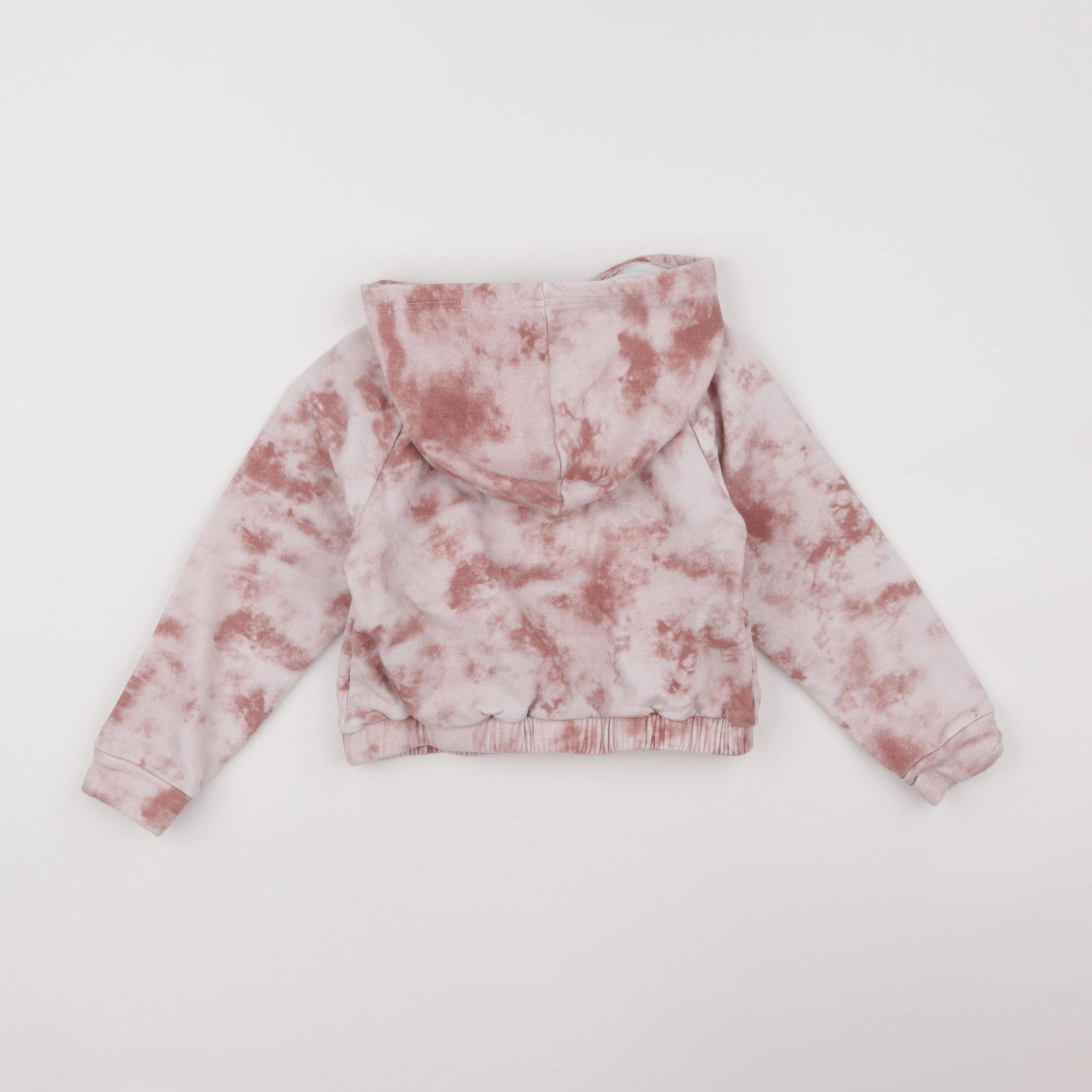 IKKS - sweat blanc, rose - 6 ans