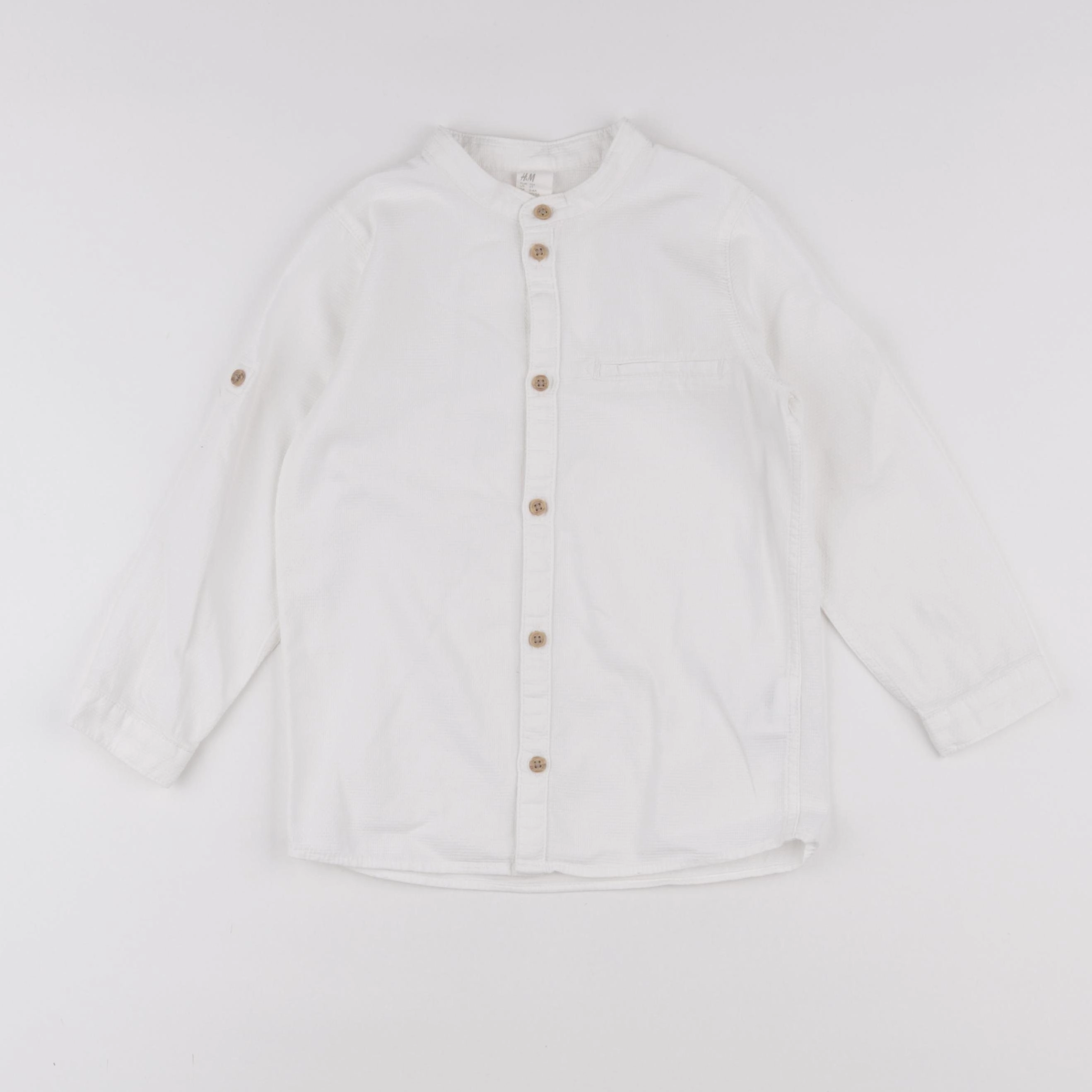 H&M - chemise blanc - 3/4 ans