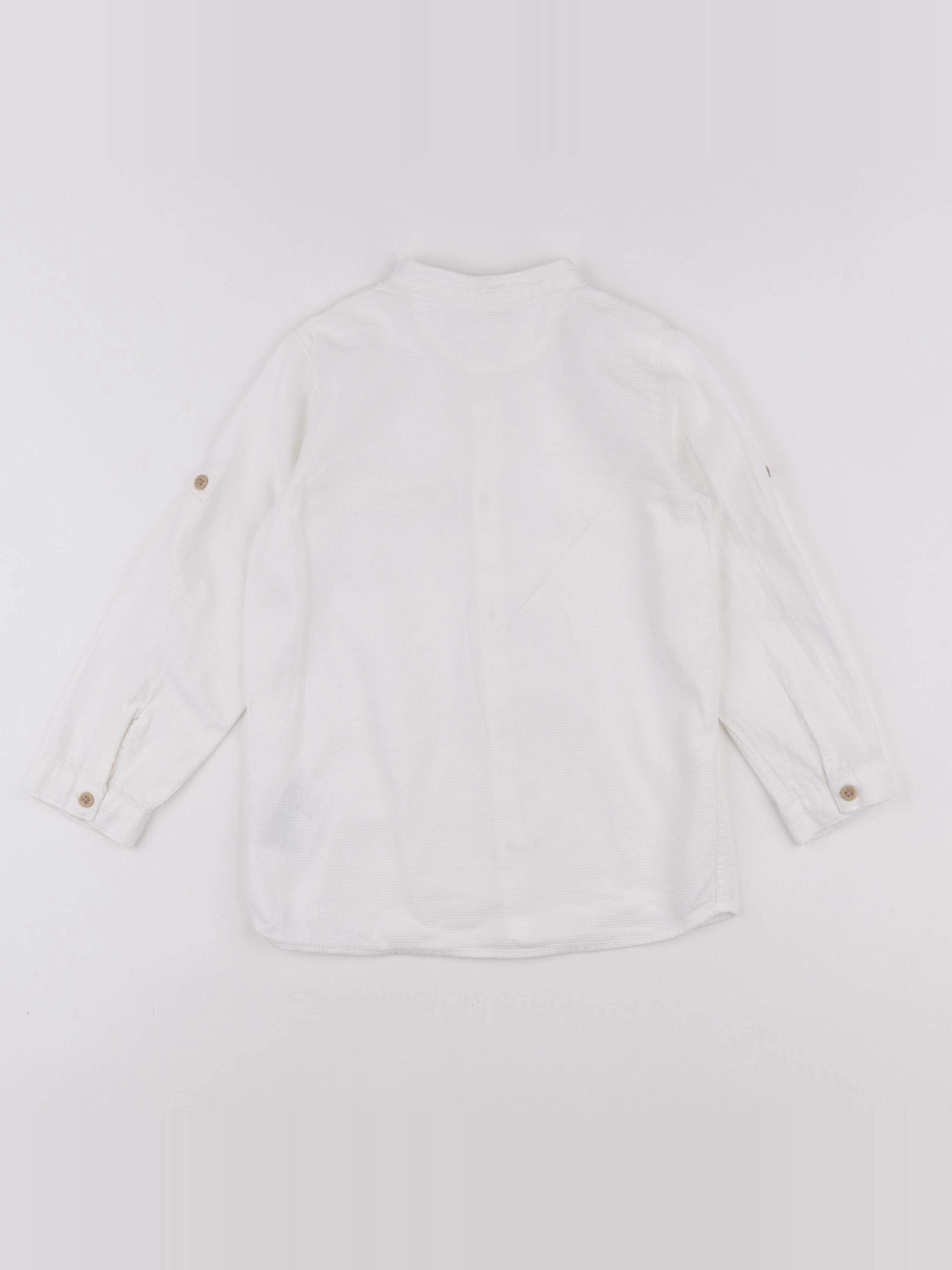 H&M - chemise blanc - 3/4 ans