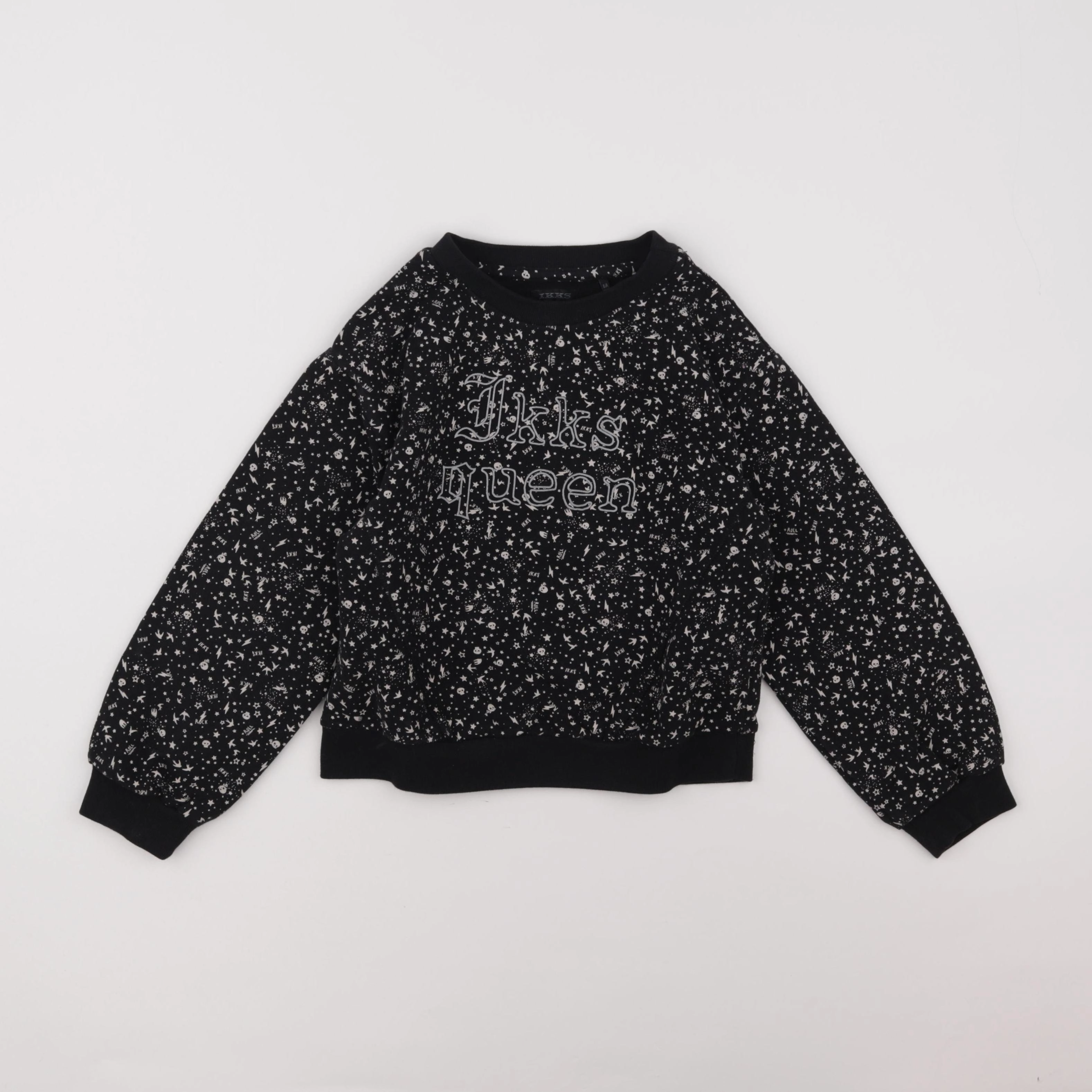 IKKS - sweat noir - 6 ans