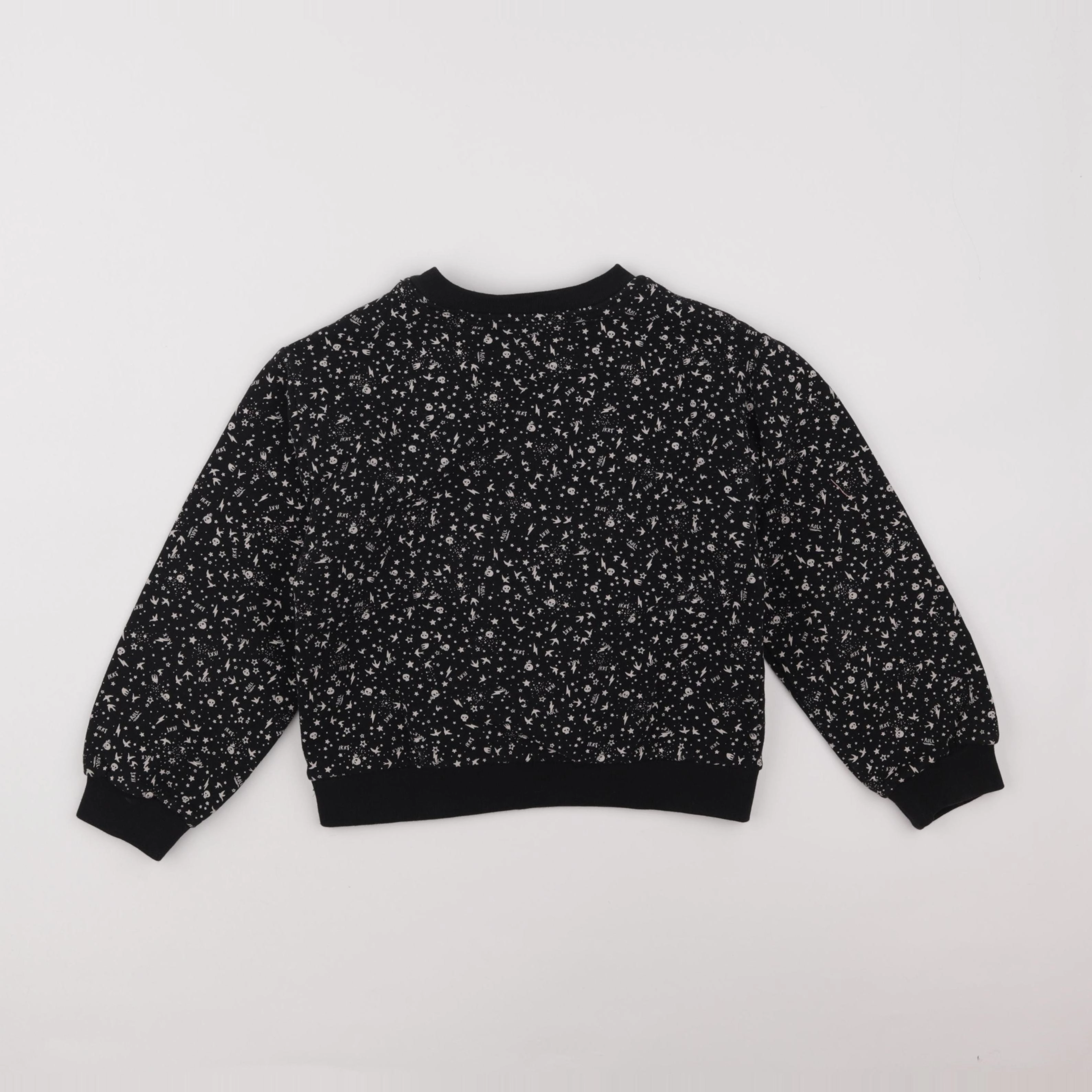 IKKS - sweat noir - 6 ans