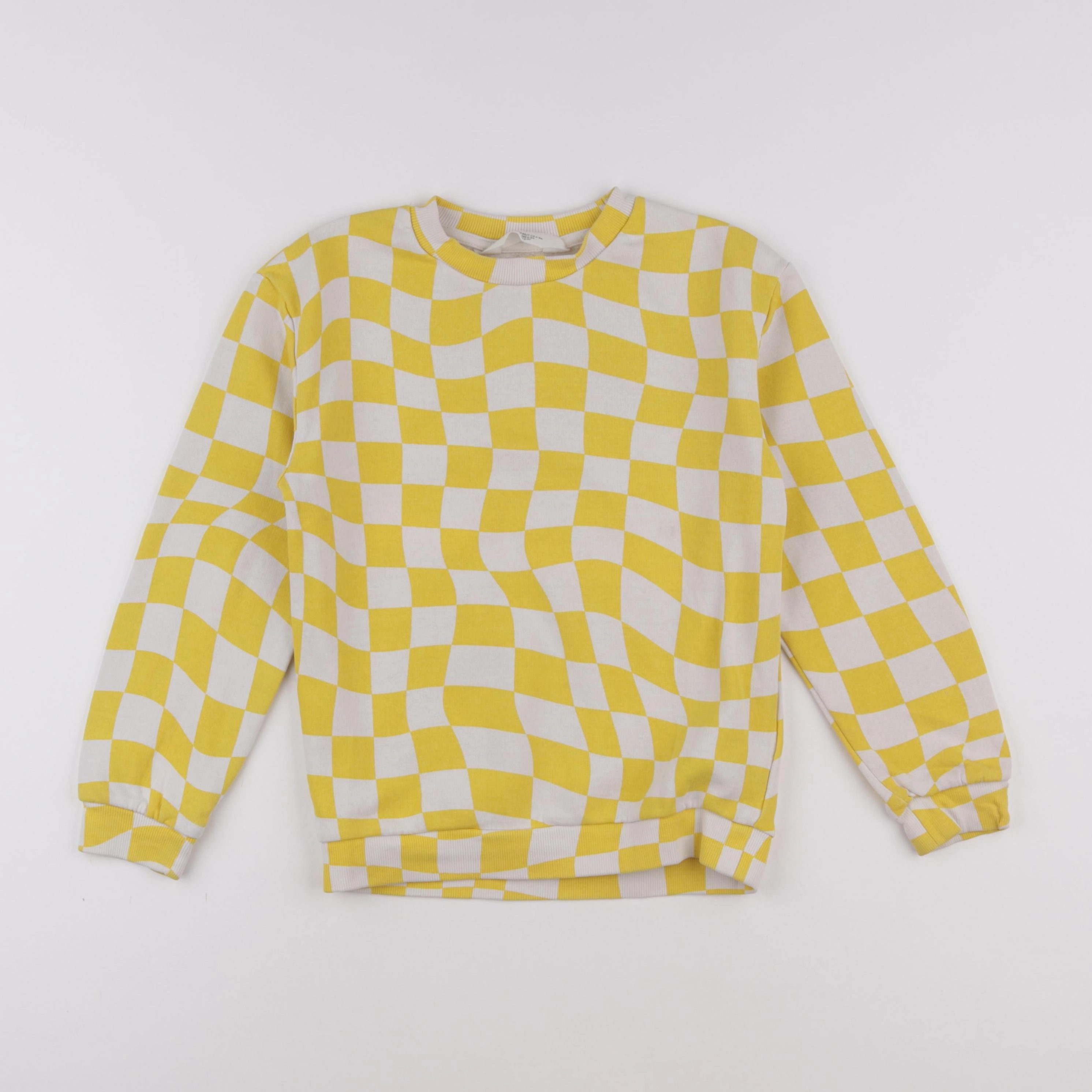 H&M - sweat jaune - 8 ans