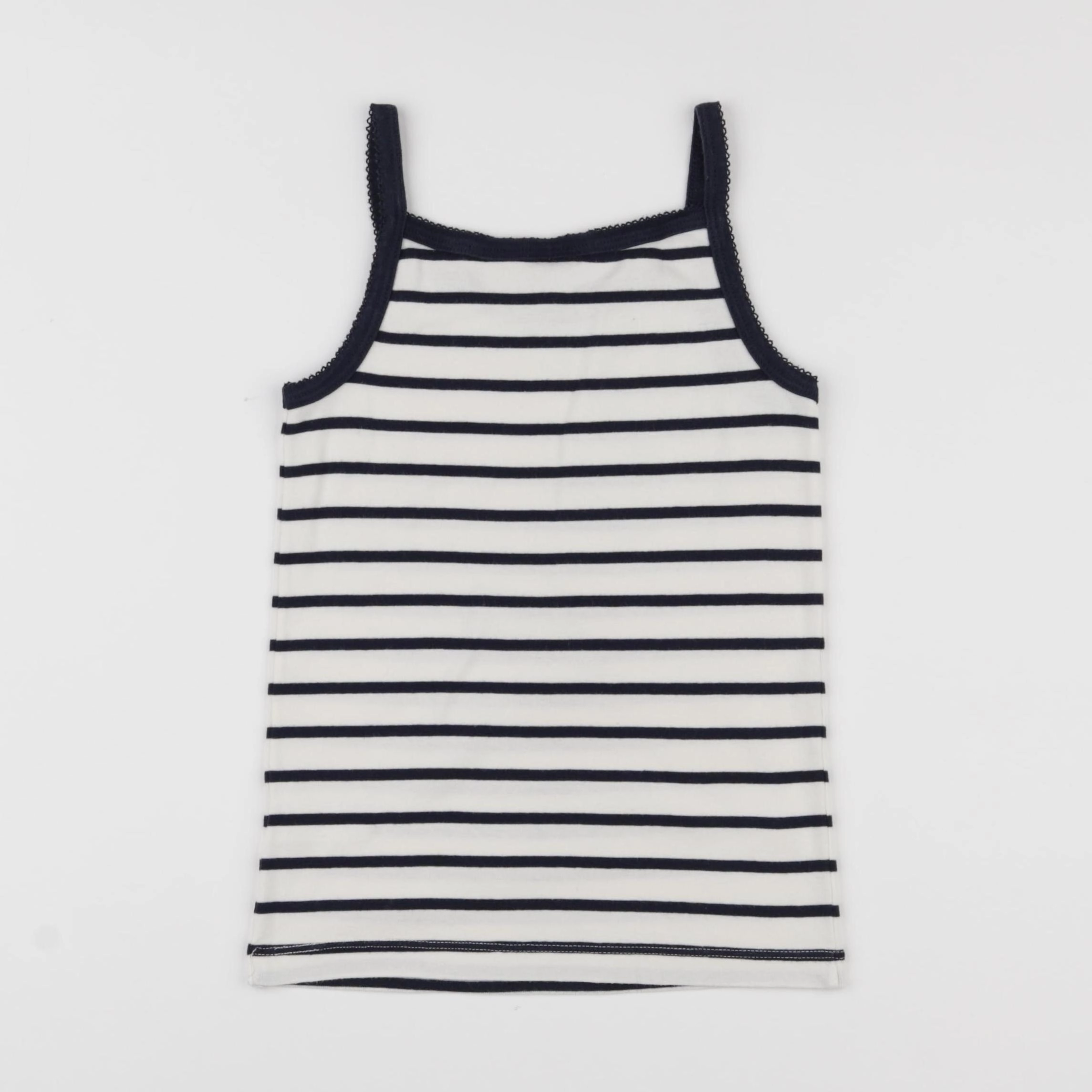 Petit Bateau - maillot de corps bleu - 8 ans
