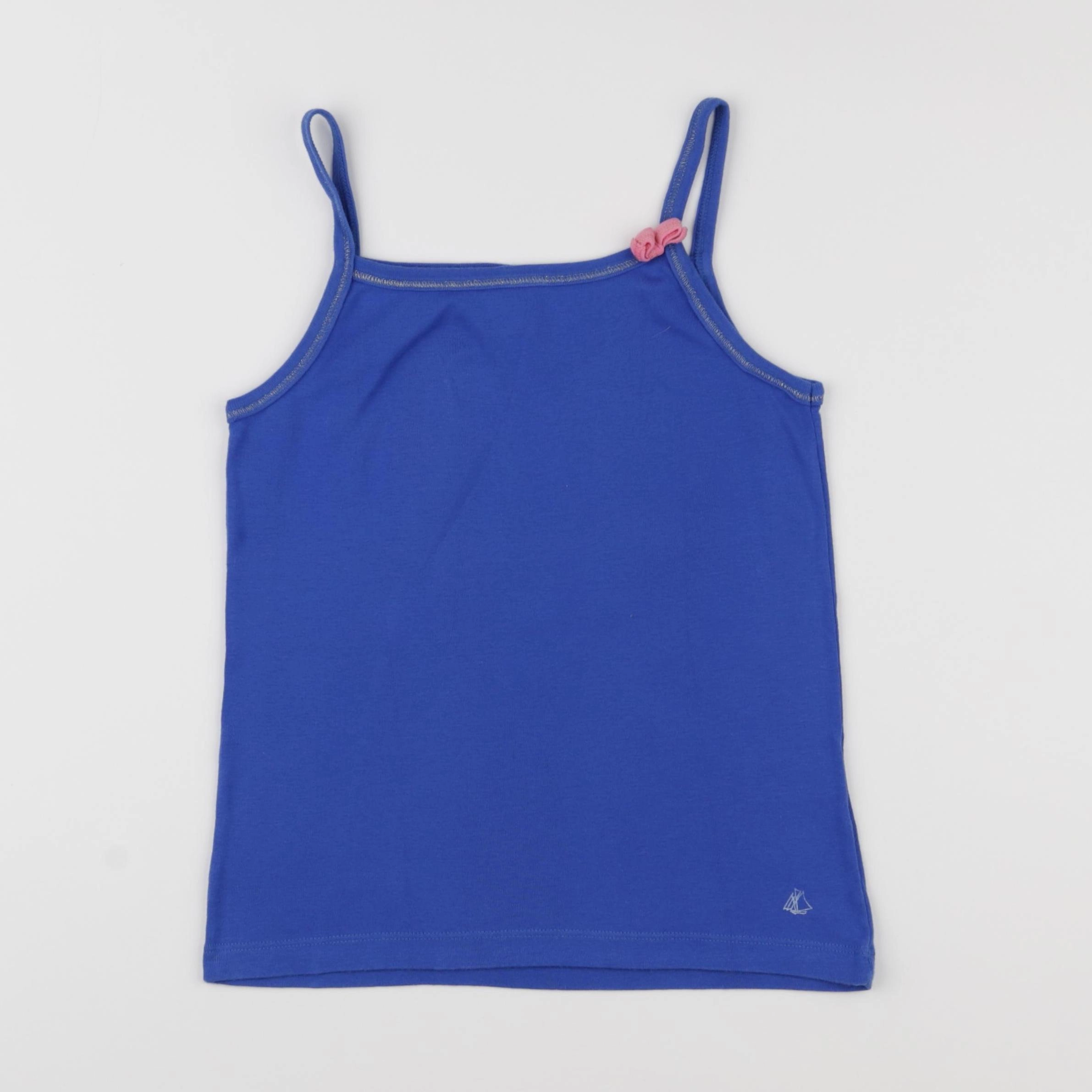 Petit Bateau - maillot de corps bleu - 12 ans