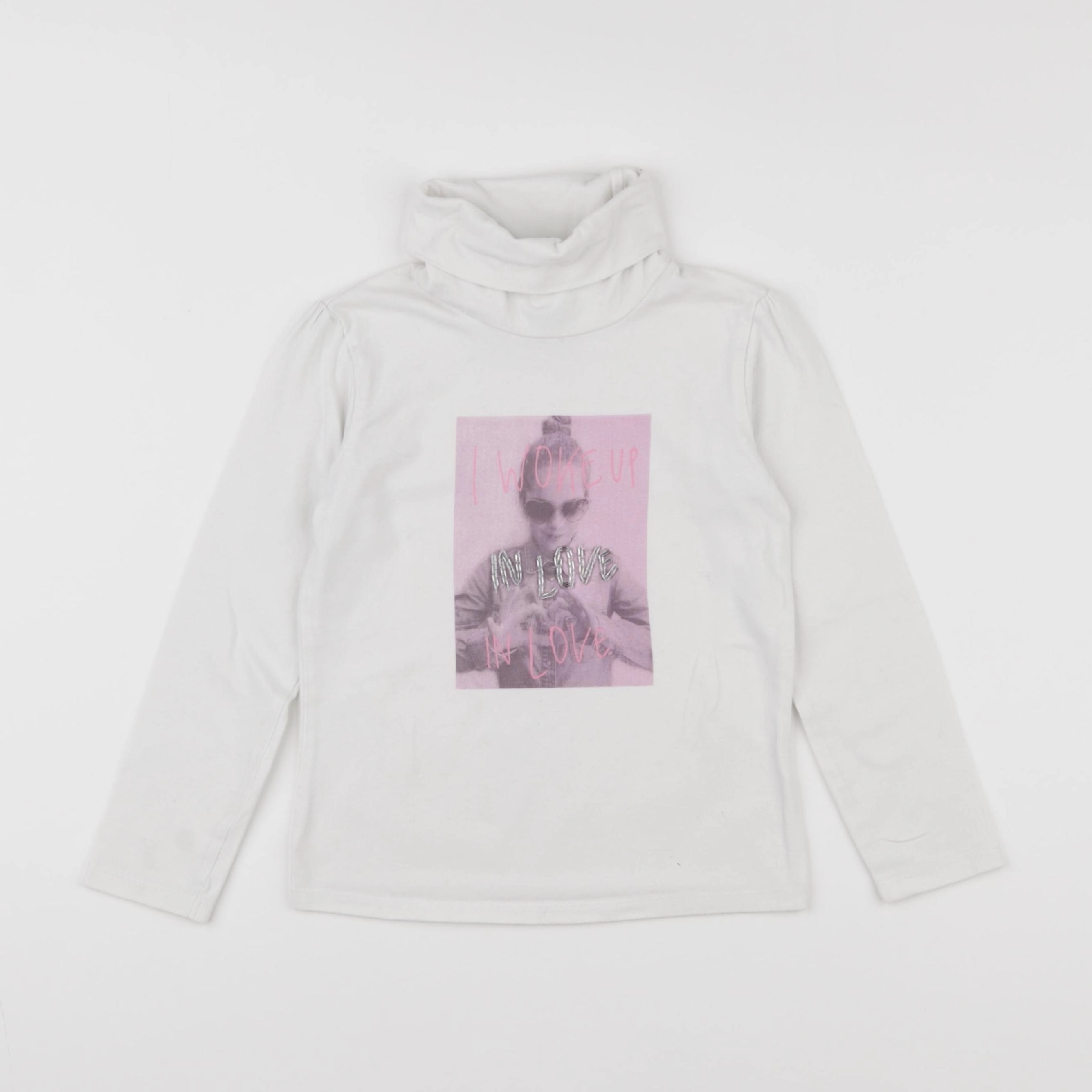 Tape à l'oeil - sous-pull blanc - 5 ans