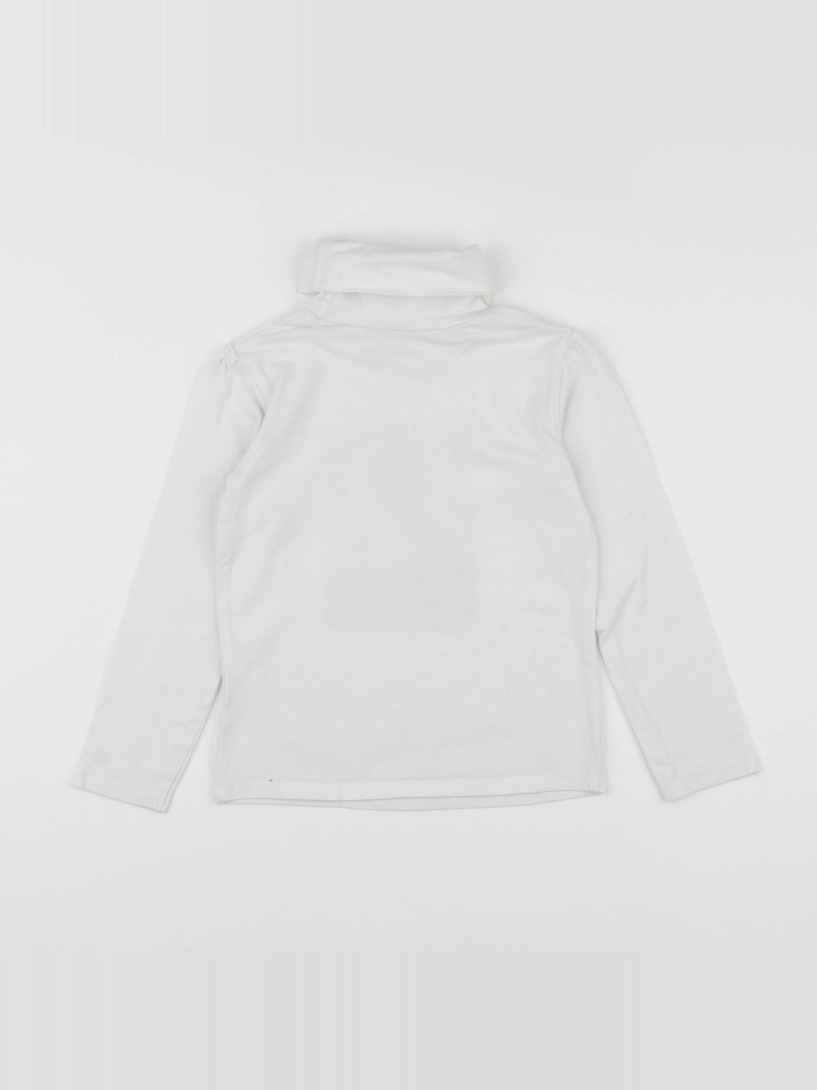 Tape à l'oeil - sous-pull blanc - 5 ans