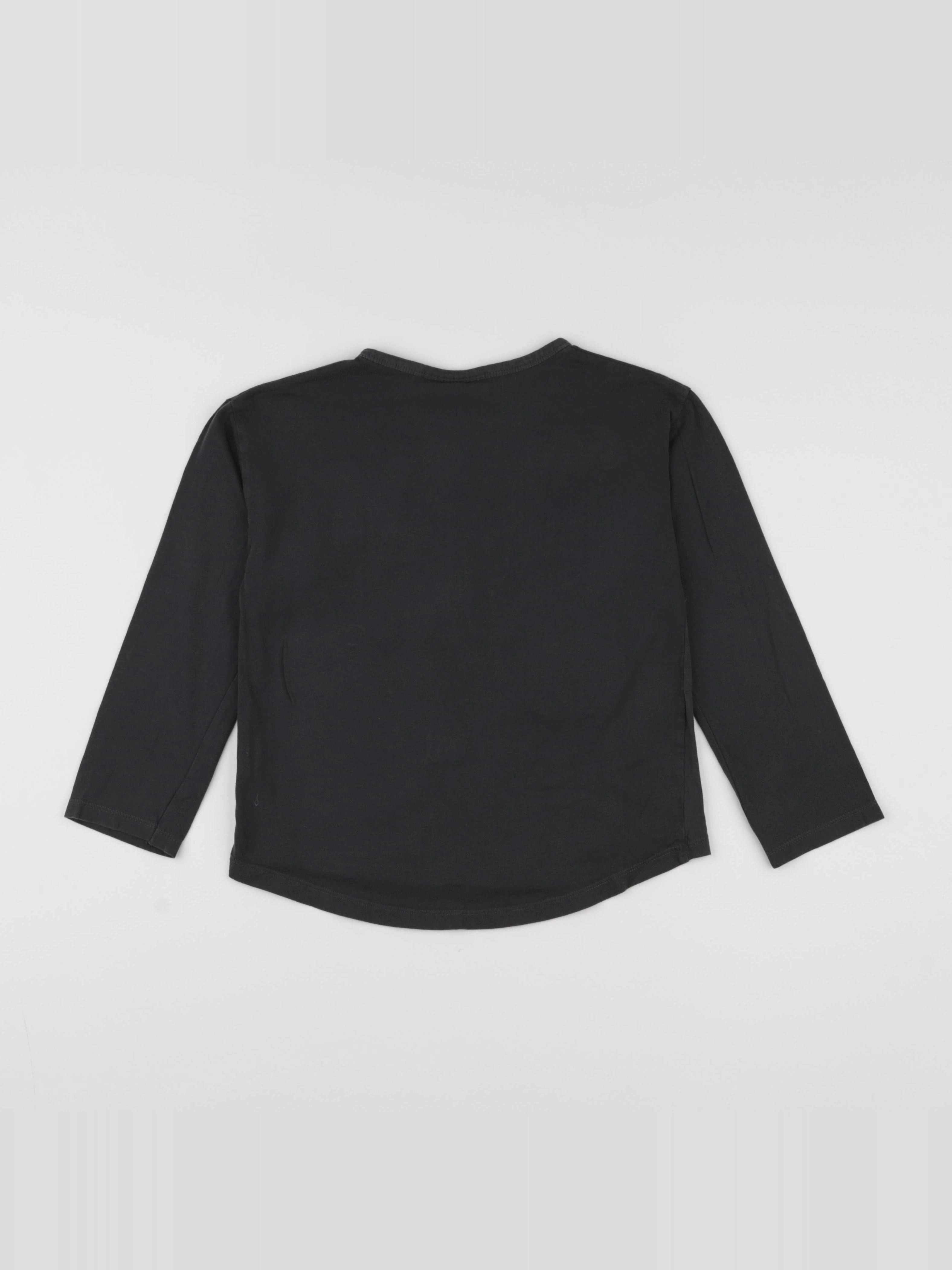 Zara - tee-shirt gris - 7 ans