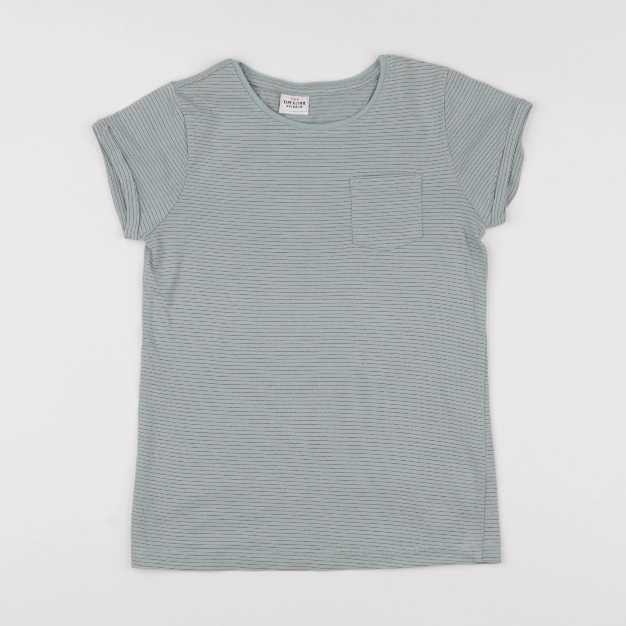 Tape à l'oeil - tee-shirt bleu - 8 ans