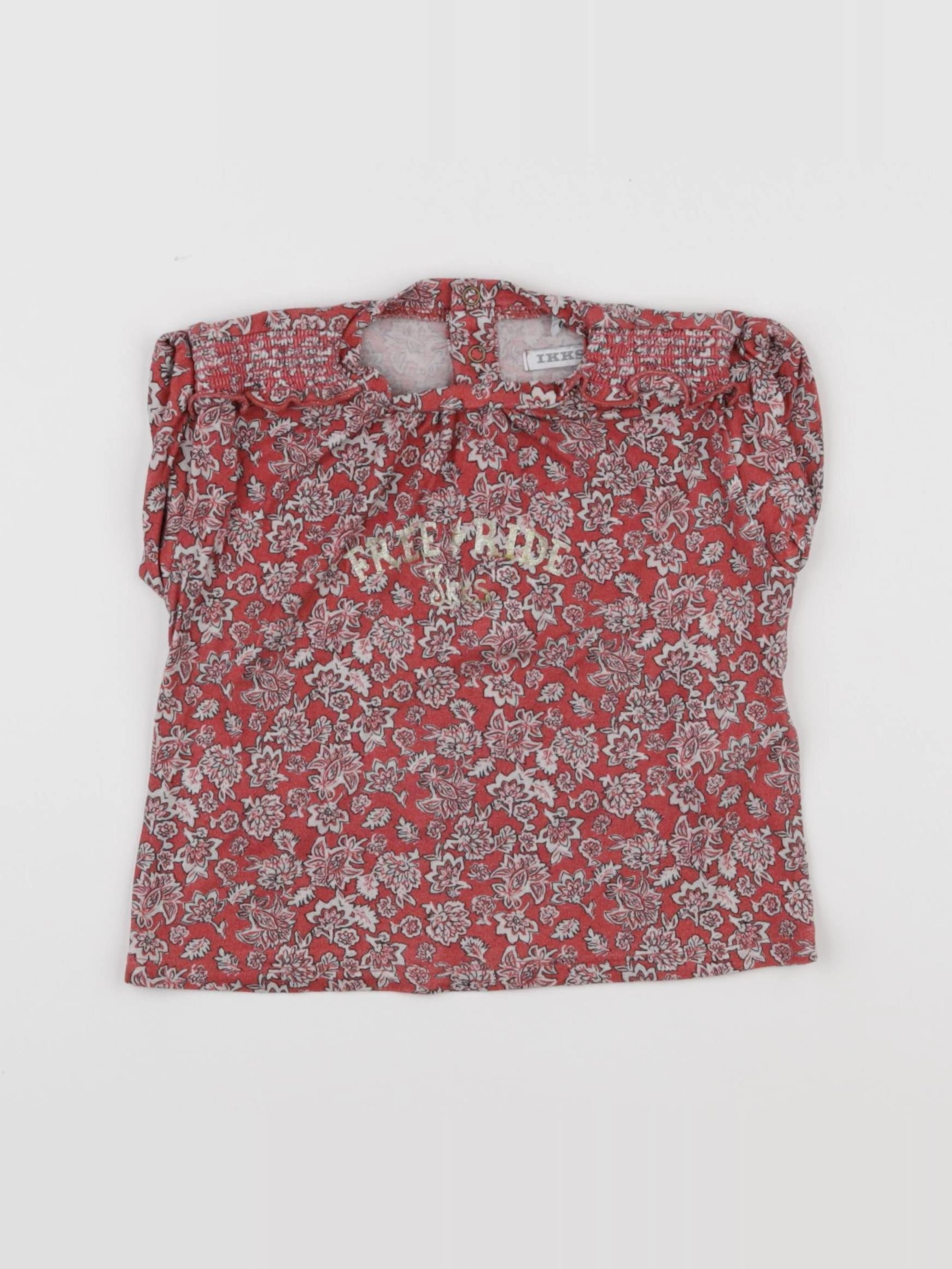 IKKS - tee-shirt rouge - 18 mois