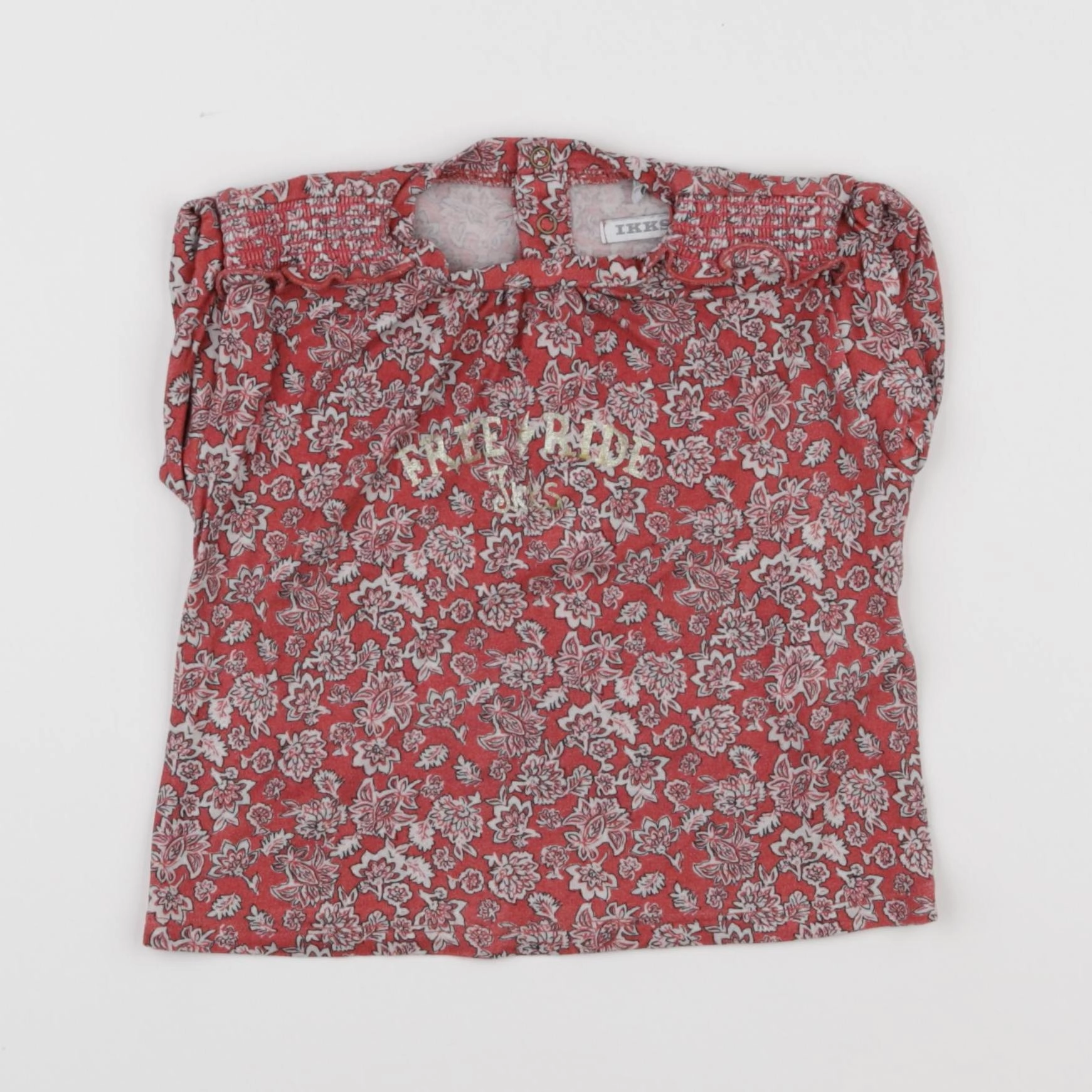 IKKS - tee-shirt rouge - 18 mois
