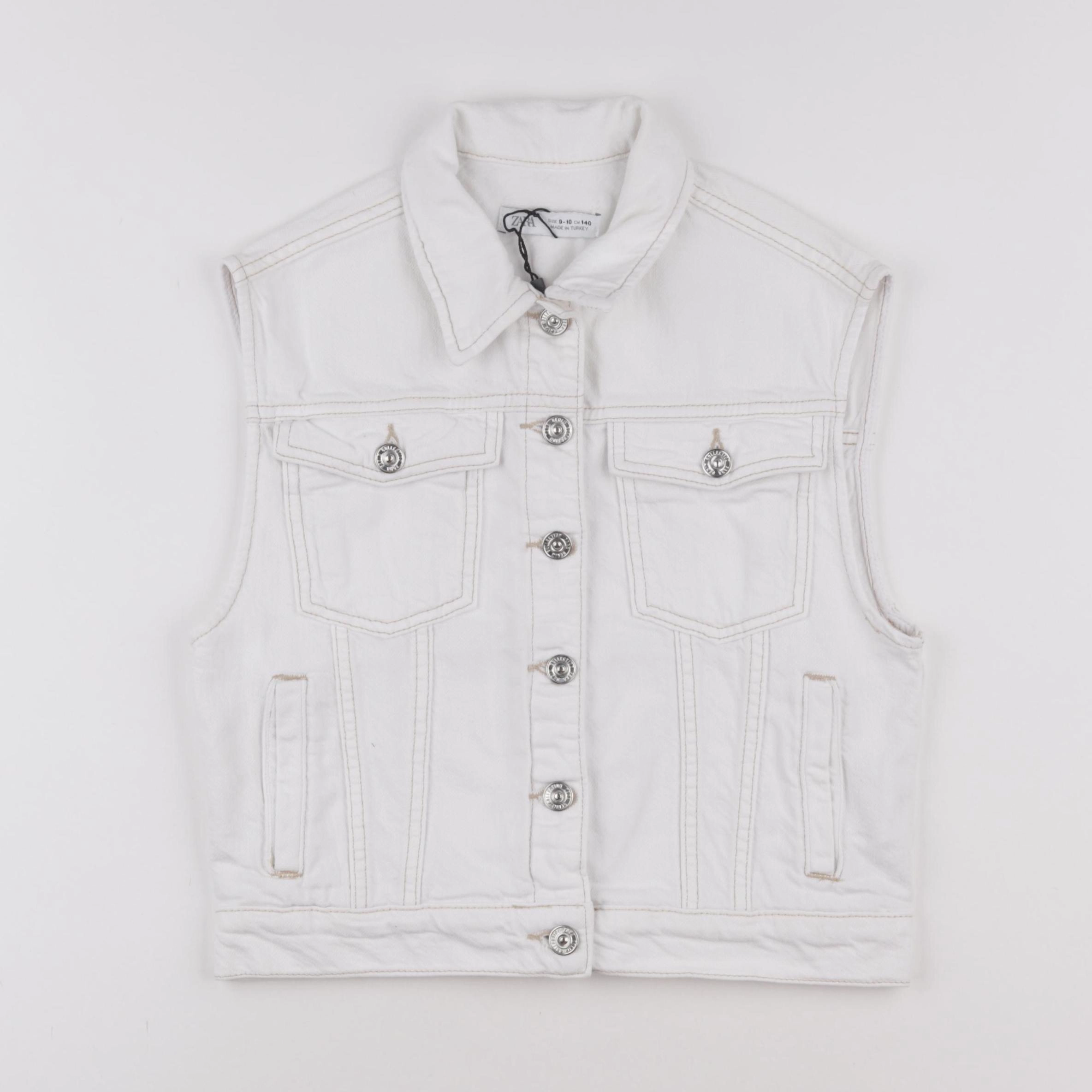 Zara - veste blanc - 9/10 ans