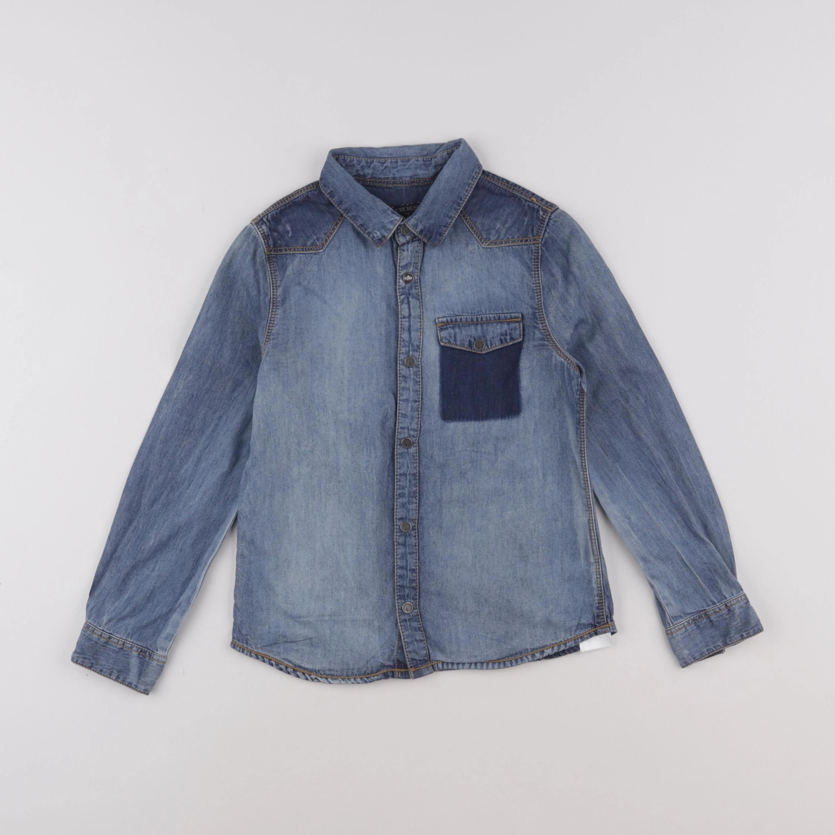 IKKS - chemise bleu - 6 ans