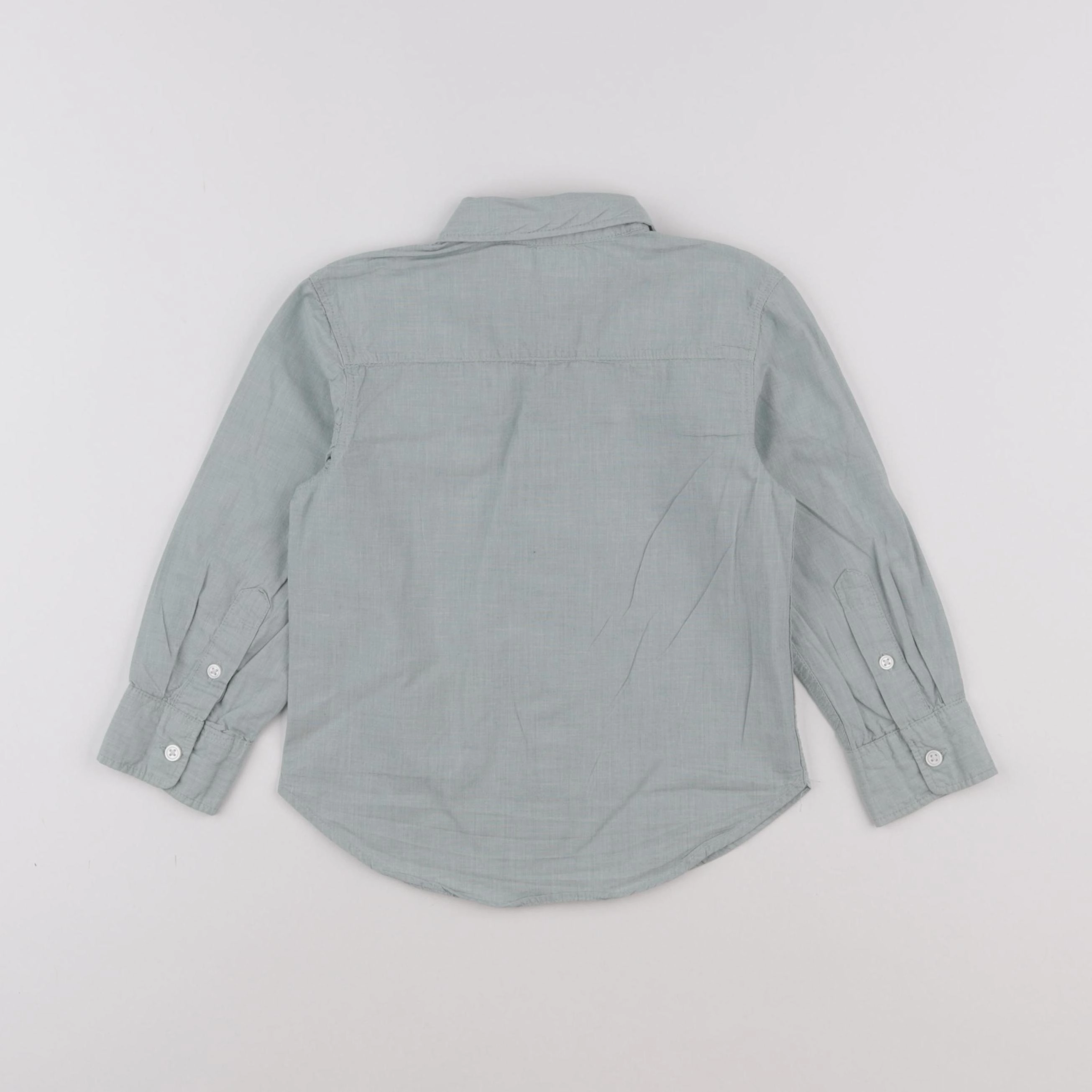 H&M - chemise vert - 2/3 ans