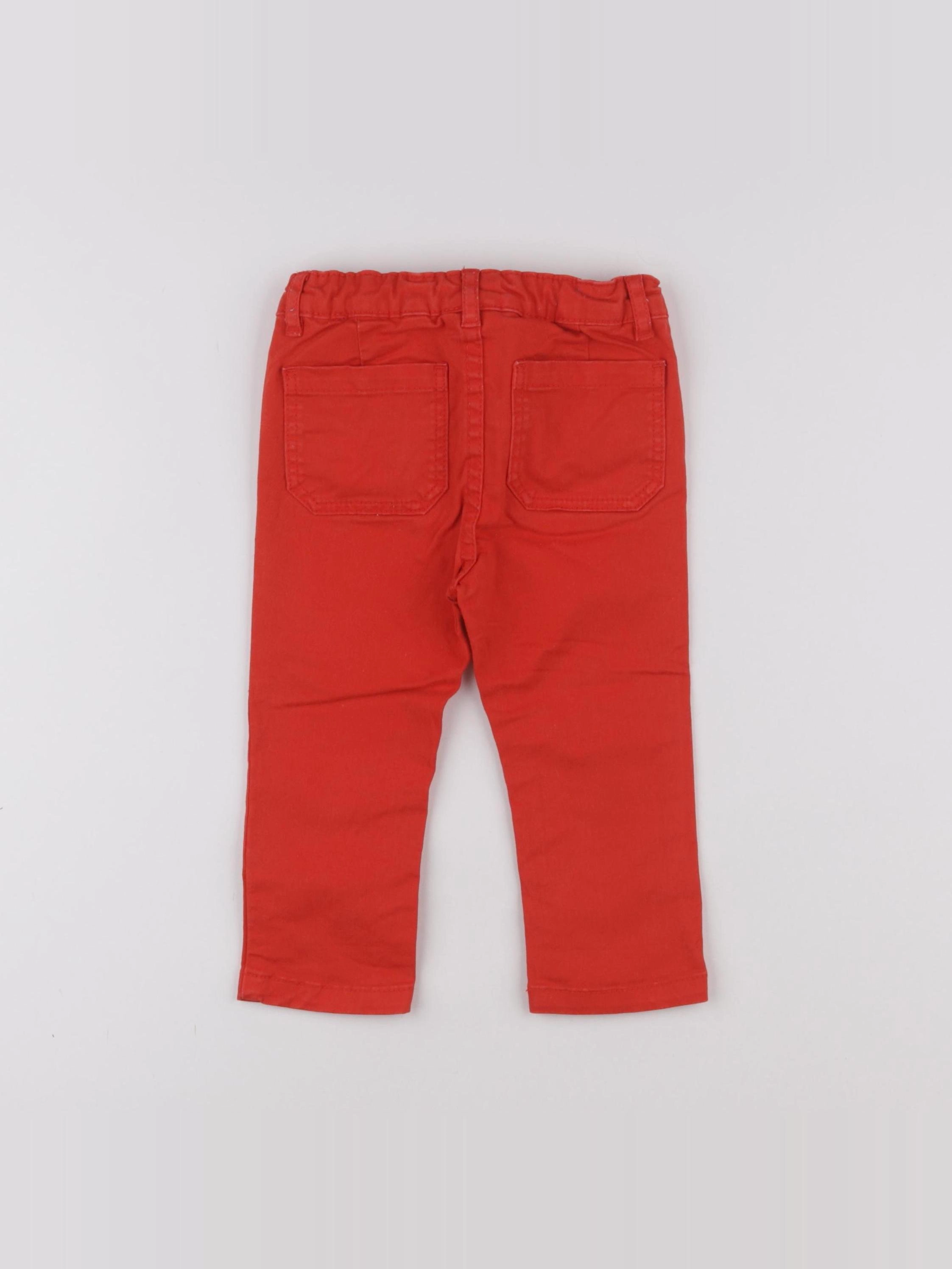 Jacadi - pantalon rouge - 18 mois