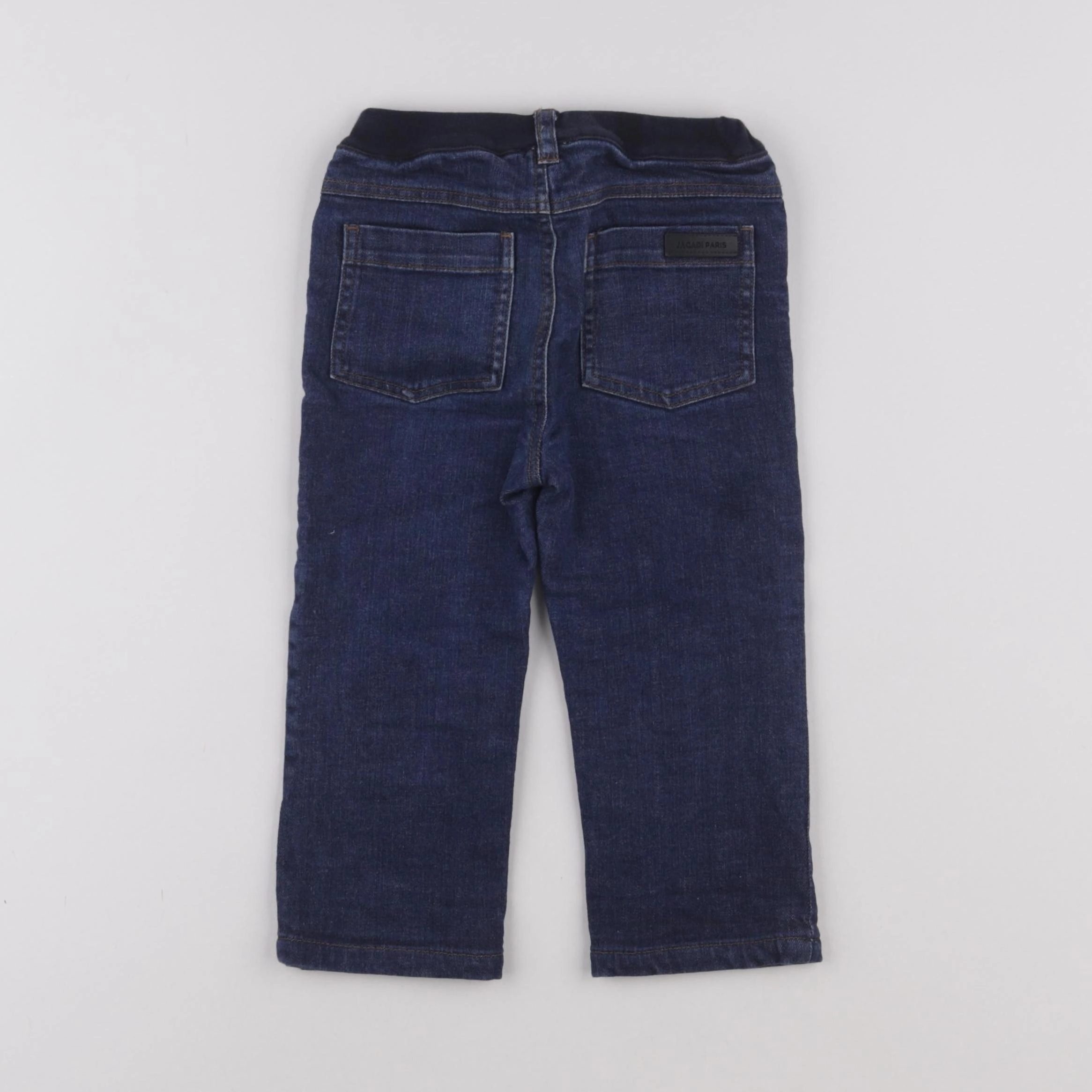 Jacadi - jean doublé bleu - 24 mois