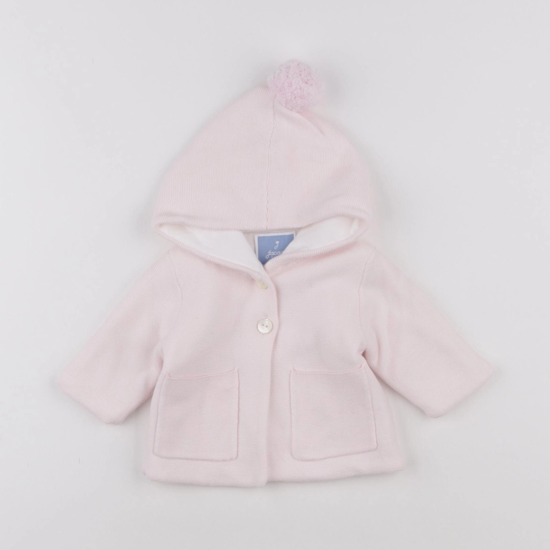 Jacadi - veste doublé rose - 3 mois
