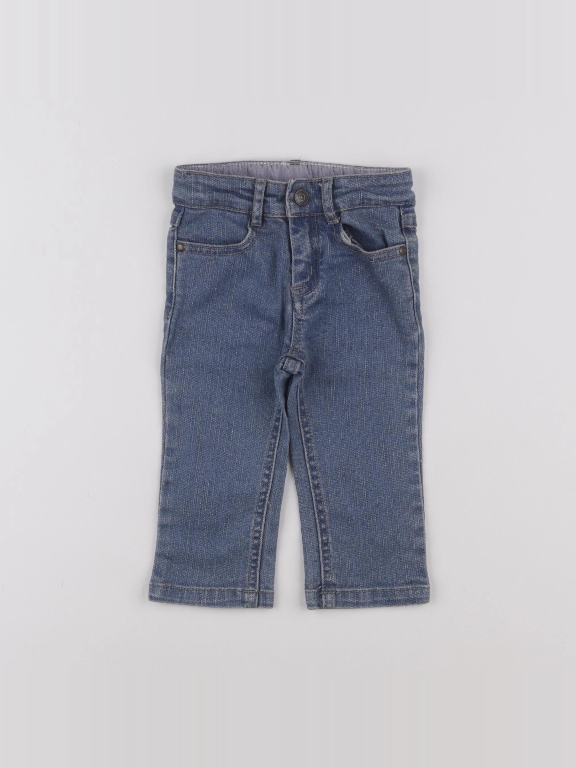 Jacadi - jean bleu - 12 mois