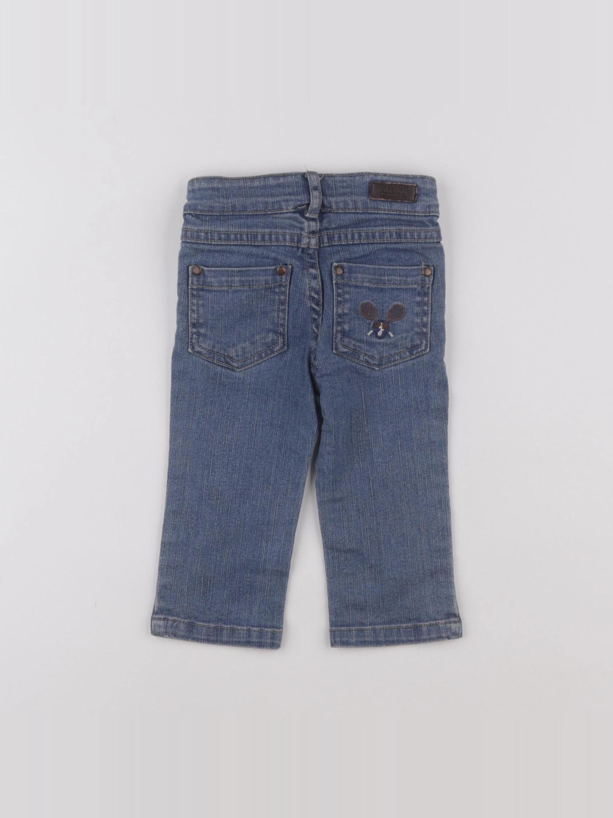 Jacadi - jean bleu - 12 mois