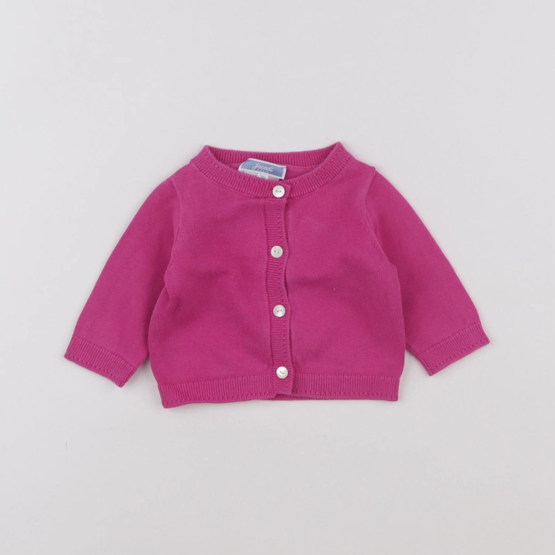 Jacadi - gilet rose - 3 mois