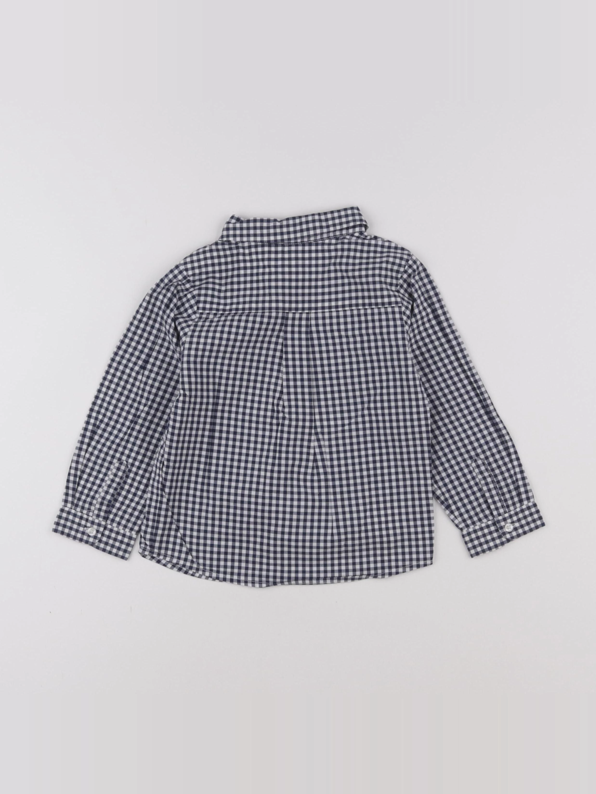 Jacadi - chemise bleu - 36 mois