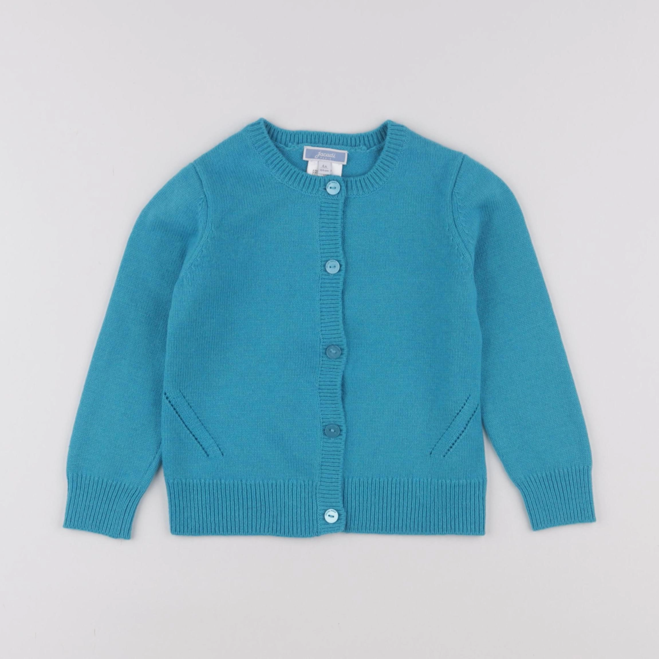 Jacadi - gilet bleu - 4 ans