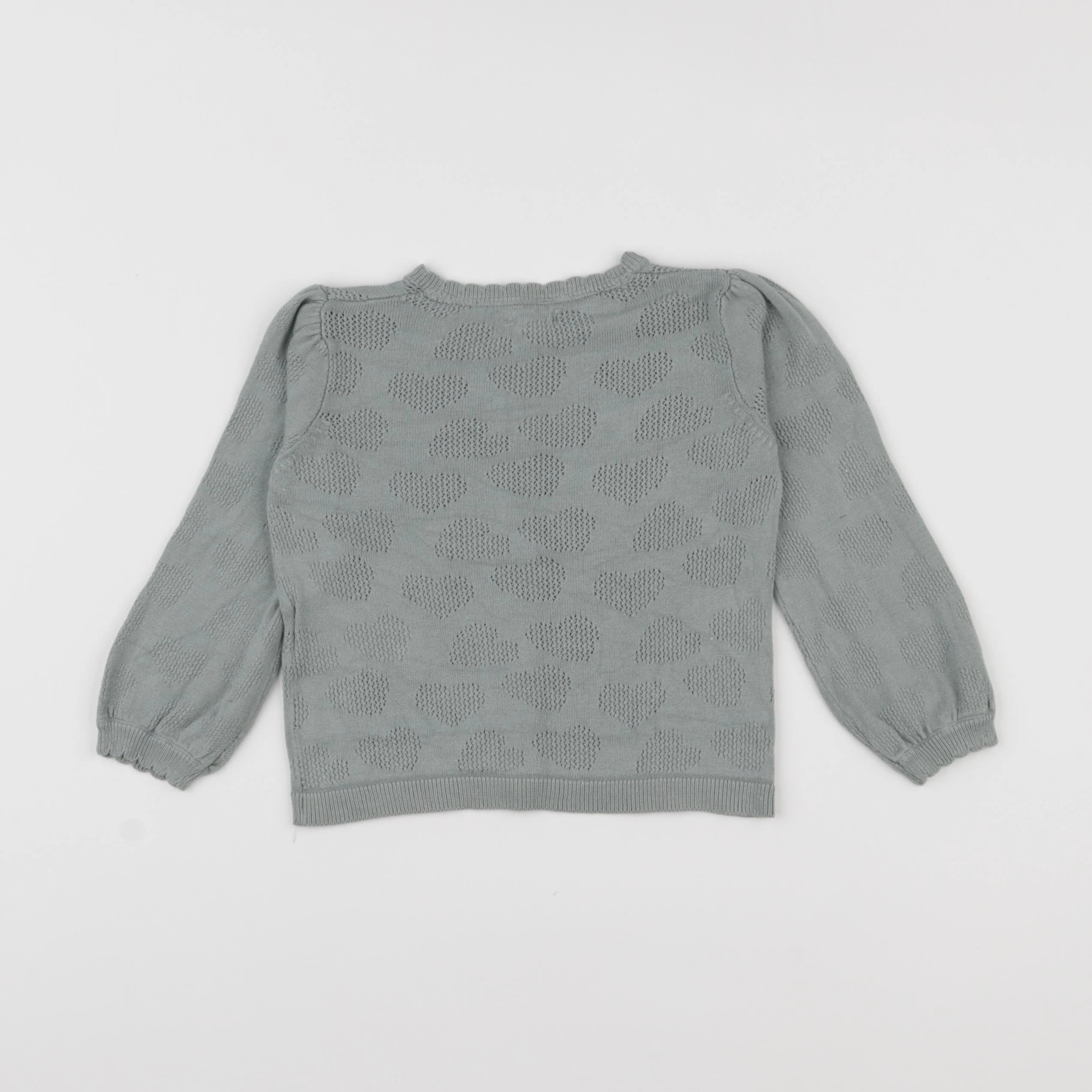 Vertbaudet - gilet vert - 18 mois