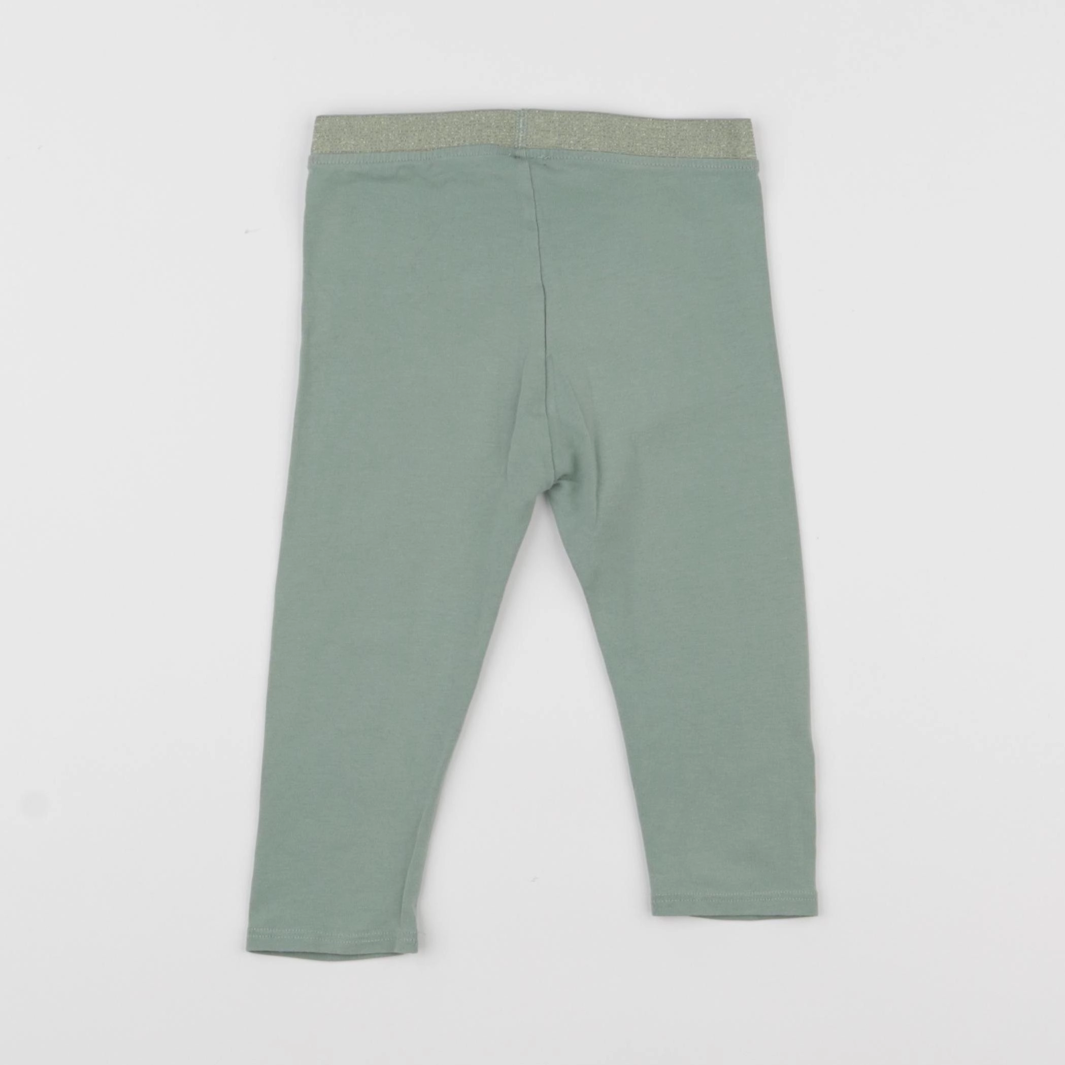 Vertbaudet - legging vert - 18 mois