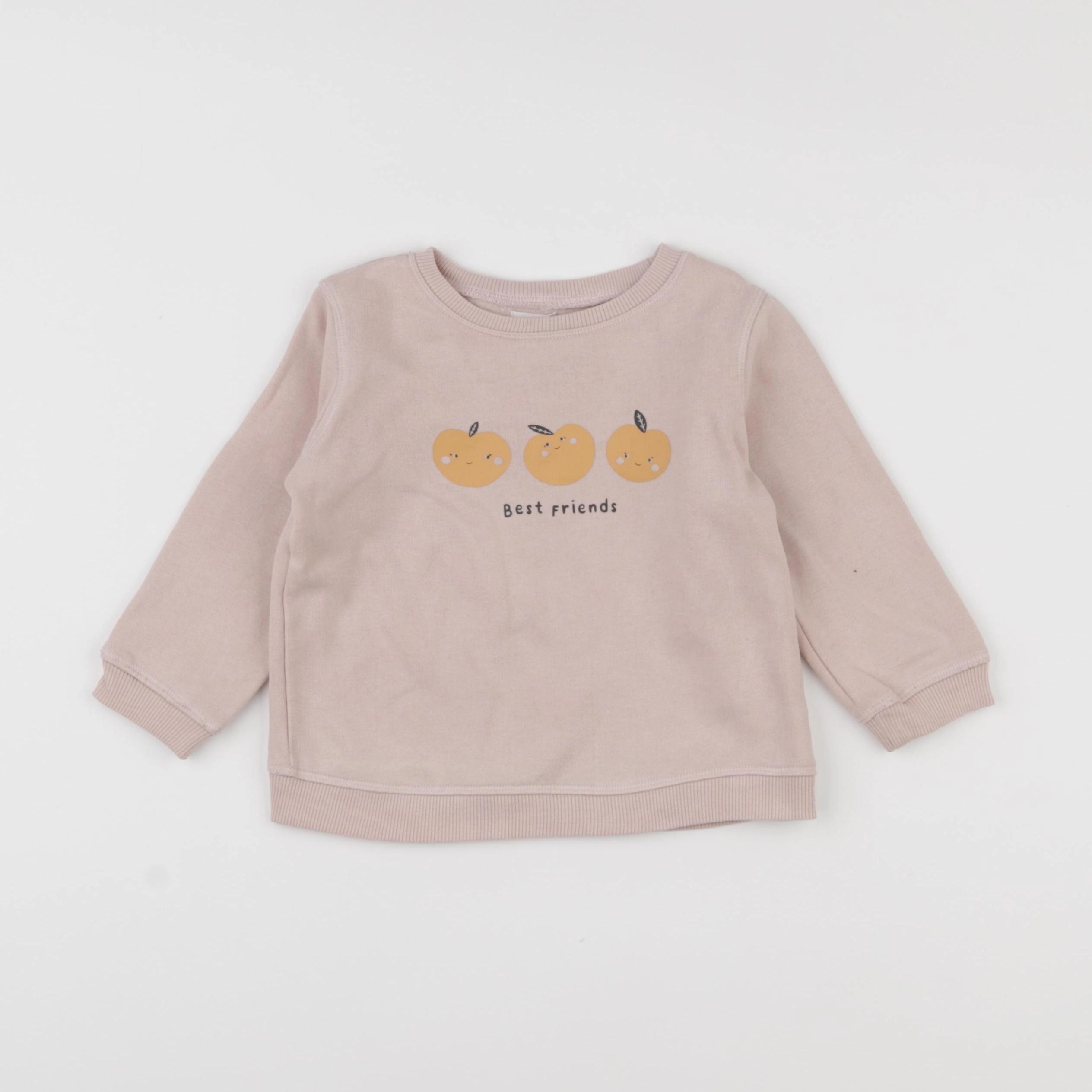 Vertbaudet - sweat rose - 2 ans