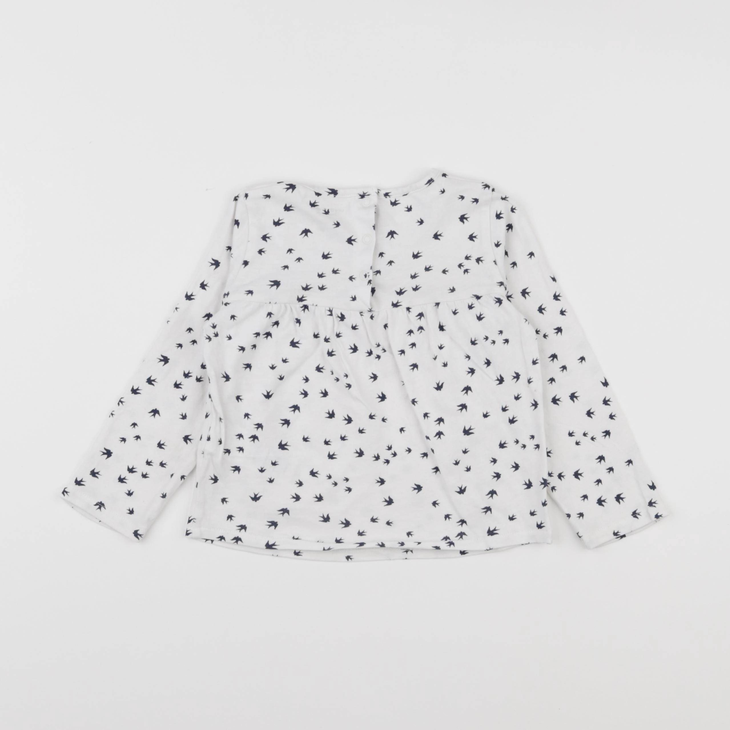 Vertbaudet - tee-shirt blanc - 2 ans