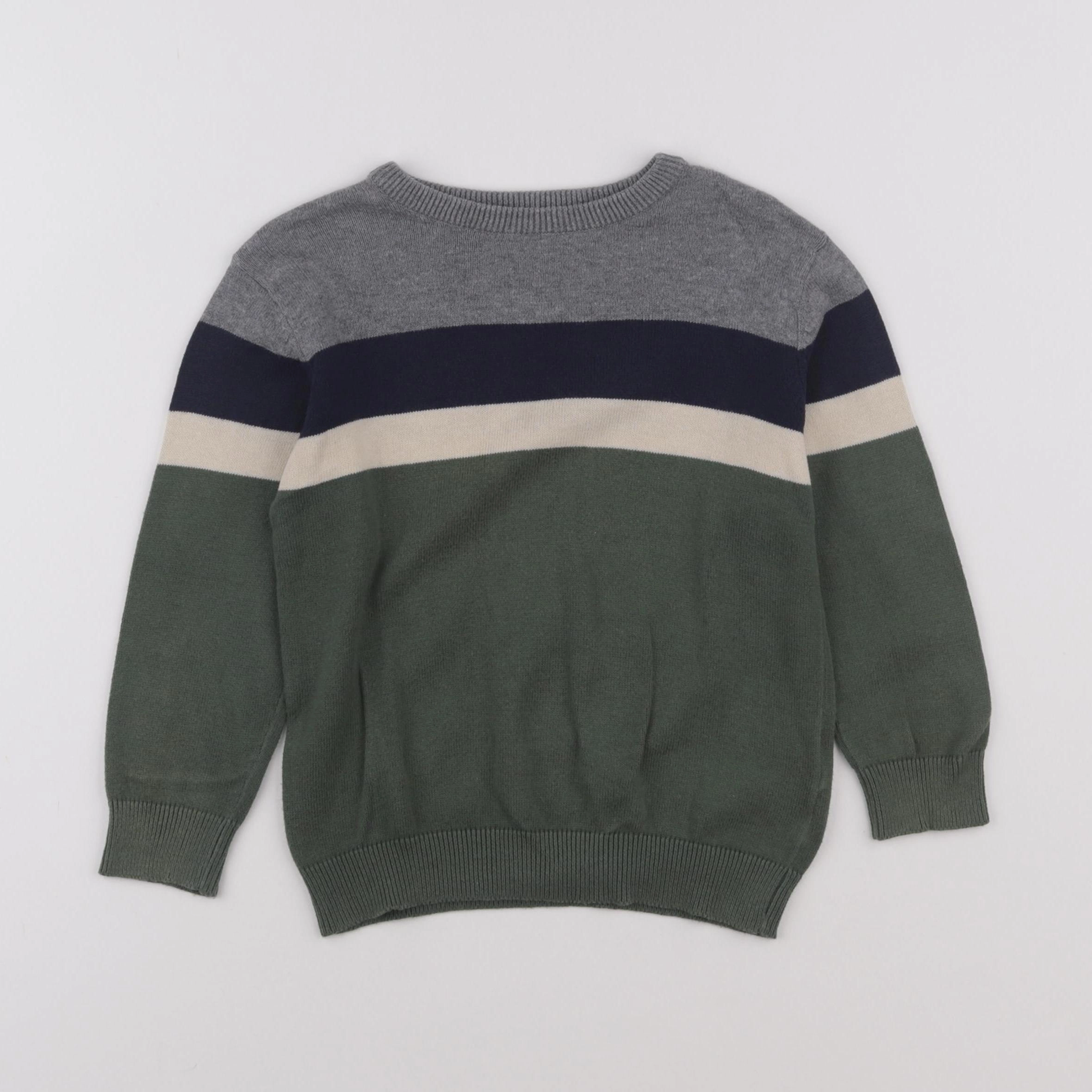 Vertbaudet - pull vert - 4 ans
